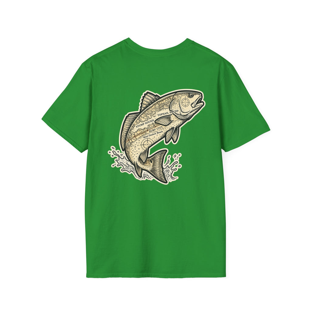 Topsail Sound Navigation Red Drum Premium T-Shirt