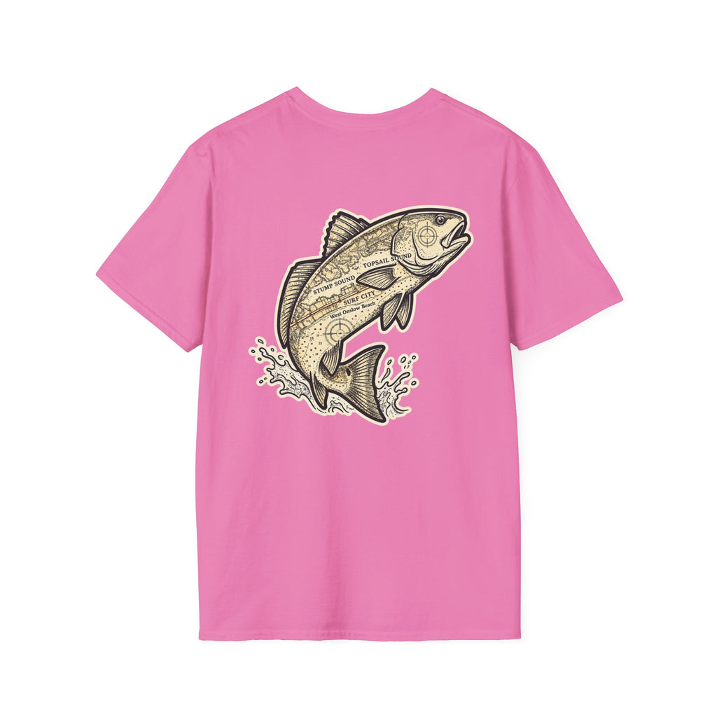 Topsail Sound Navigation Red Drum Premium T-Shirt