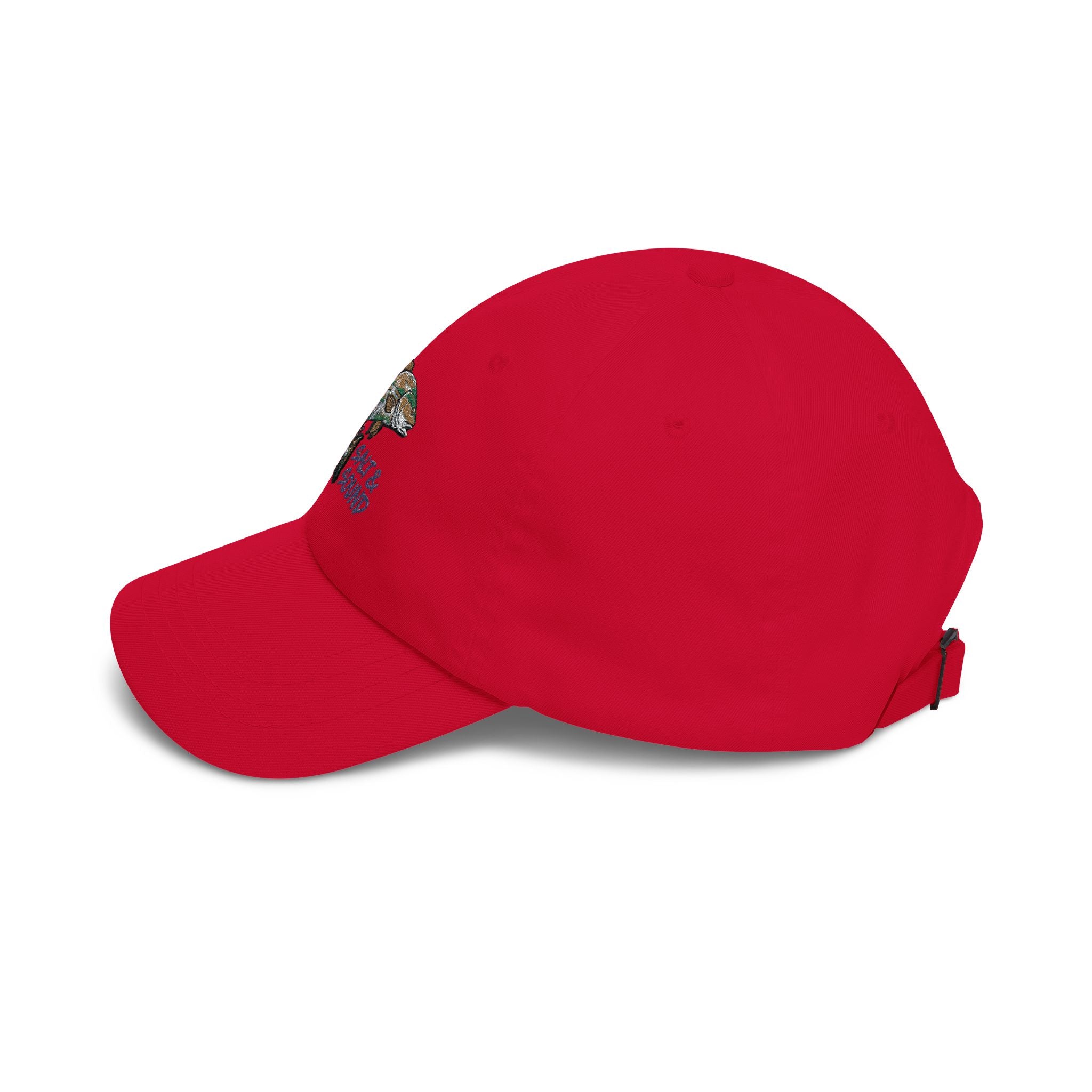 Lowcountry Marsh Red Drum Embroidered Dad Hat
