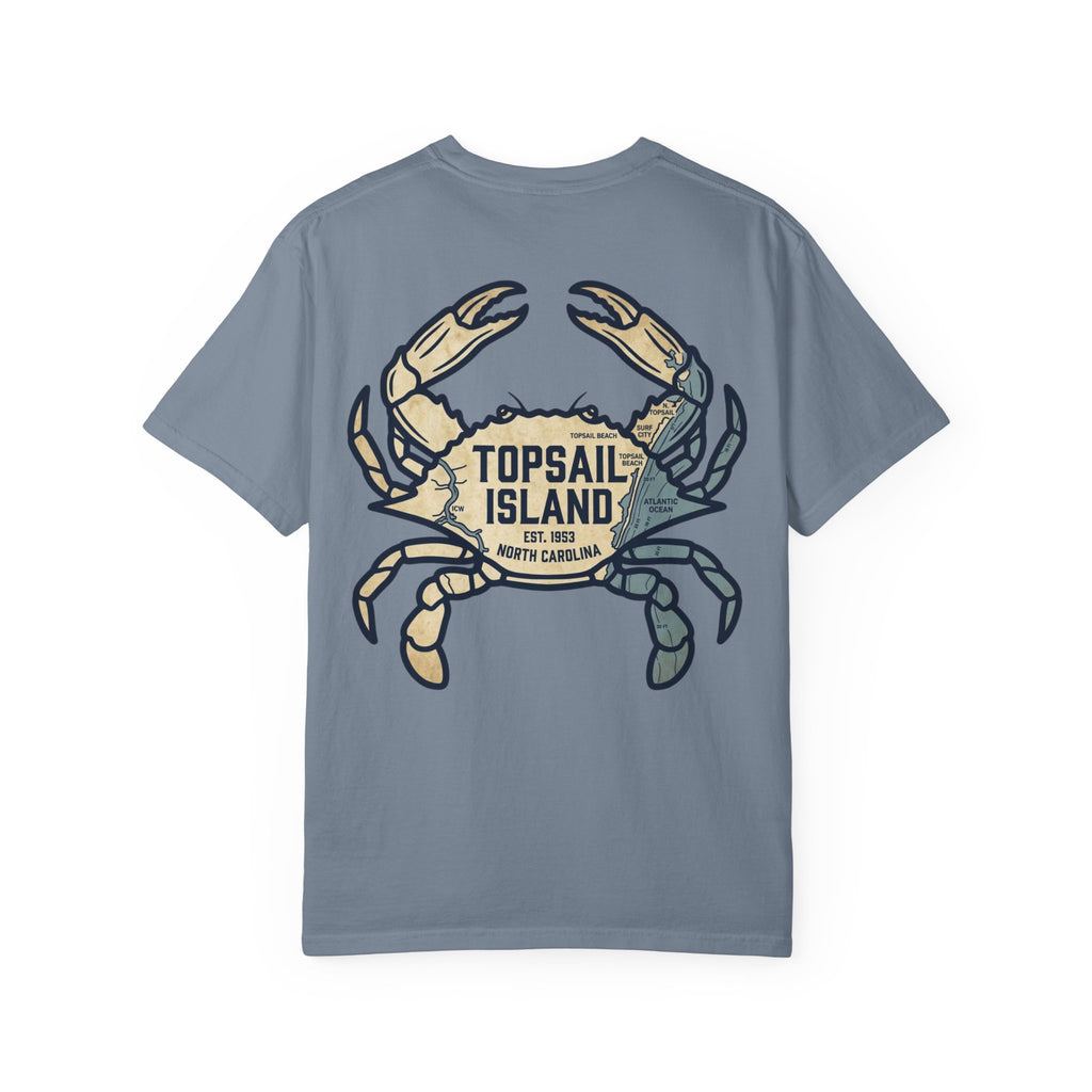 Salt & Sound Topsail Island Crab Shirt – Coastal North Carolina Tee