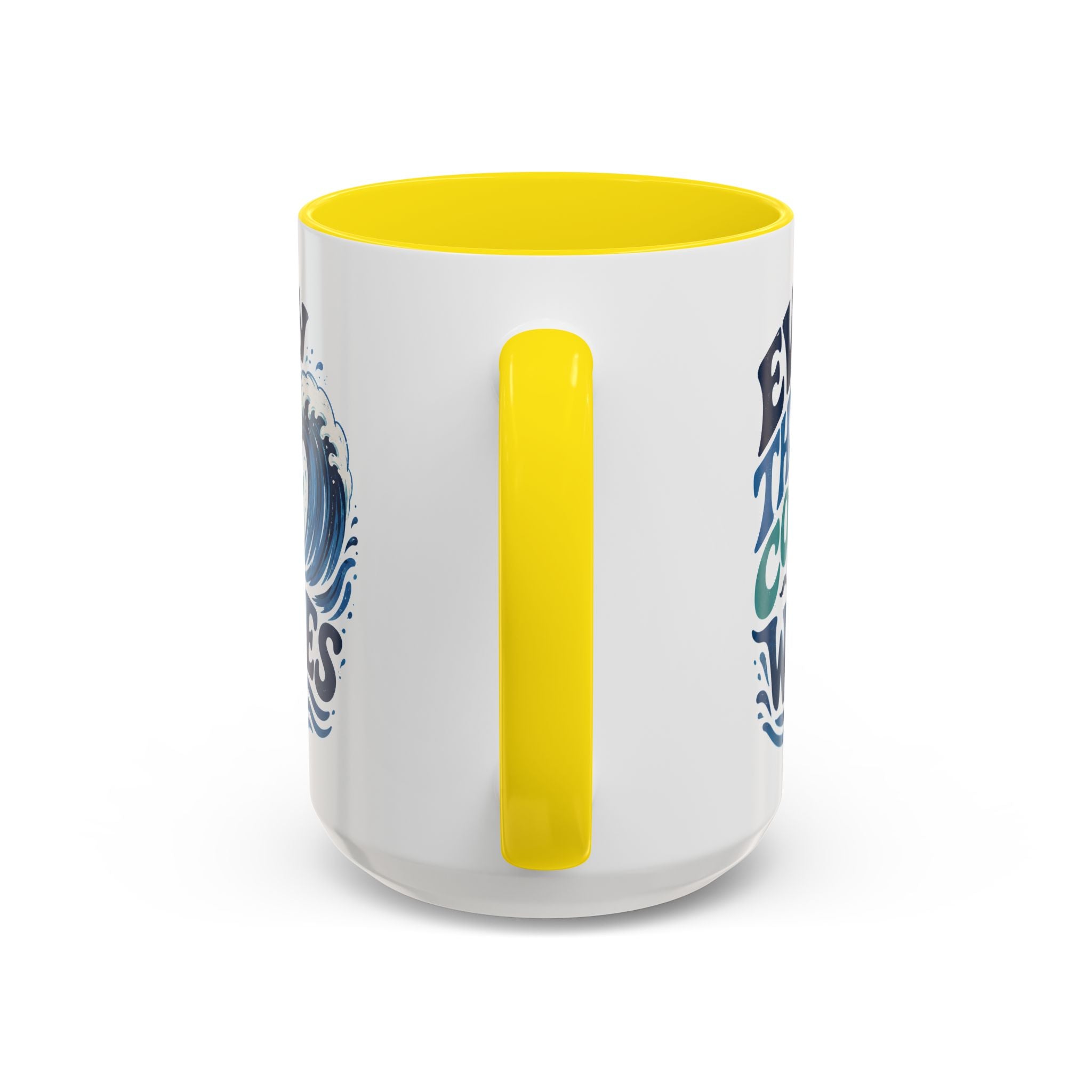 Everything Comes in Waves Coastal Coffee Cup