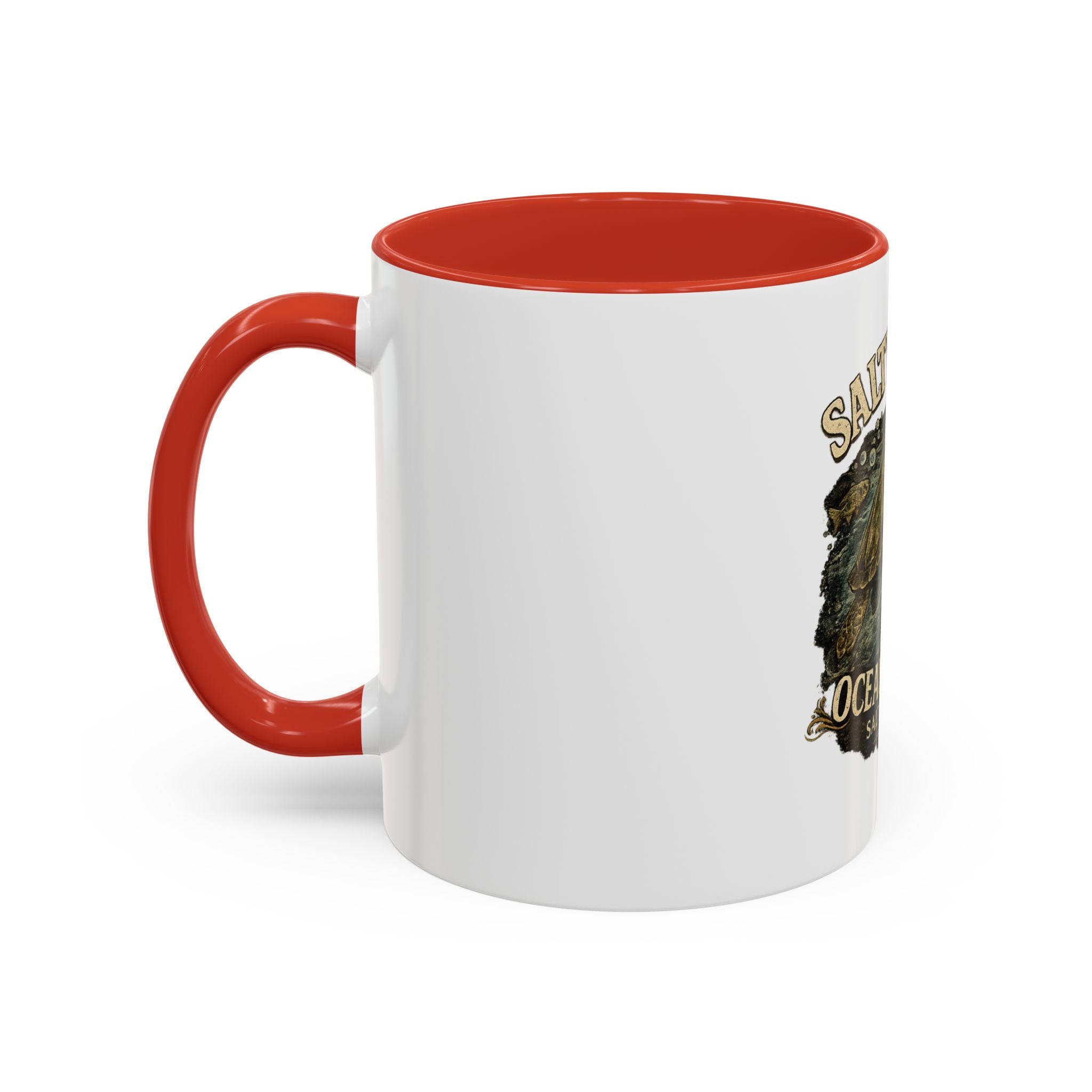 Salty Soul Ocean Bound Turtle Accent Coffee Mug – 11/15oz