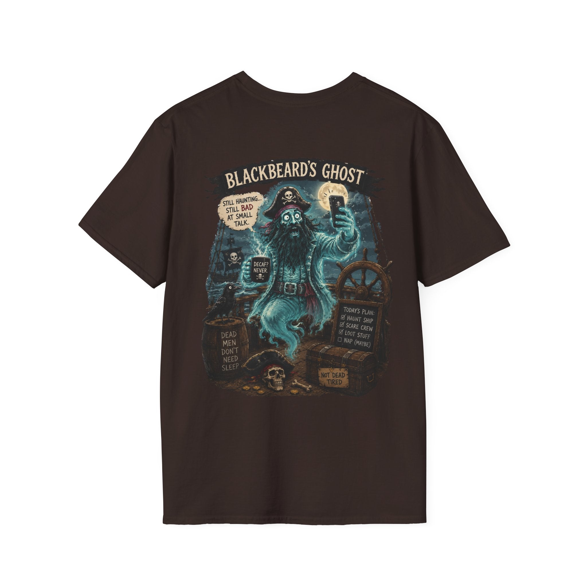 Blackbeard's Ghost Vintage Nautical Graphic T-Shirt