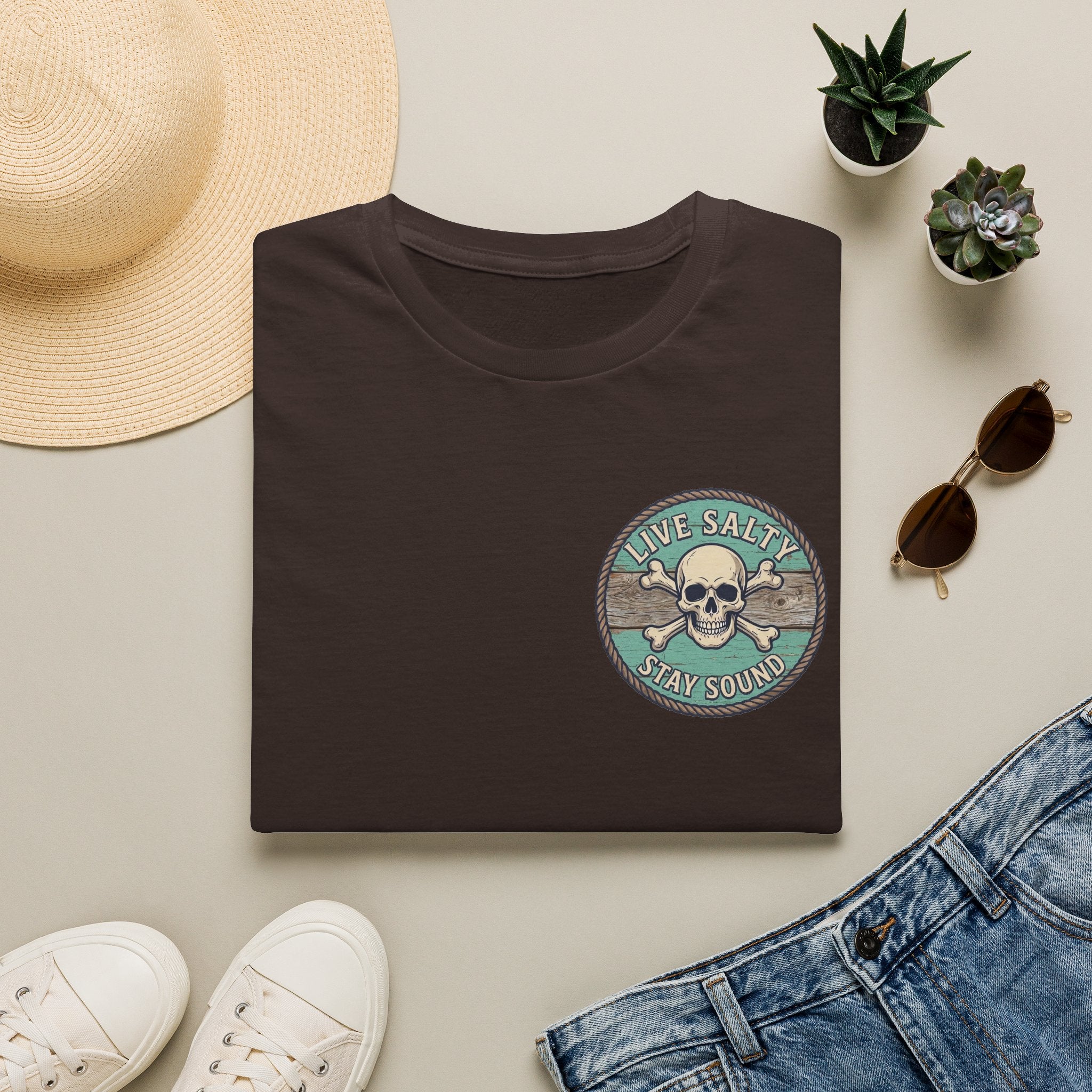 Topsail Sound Navigation Red Drum Premium T-Shirt