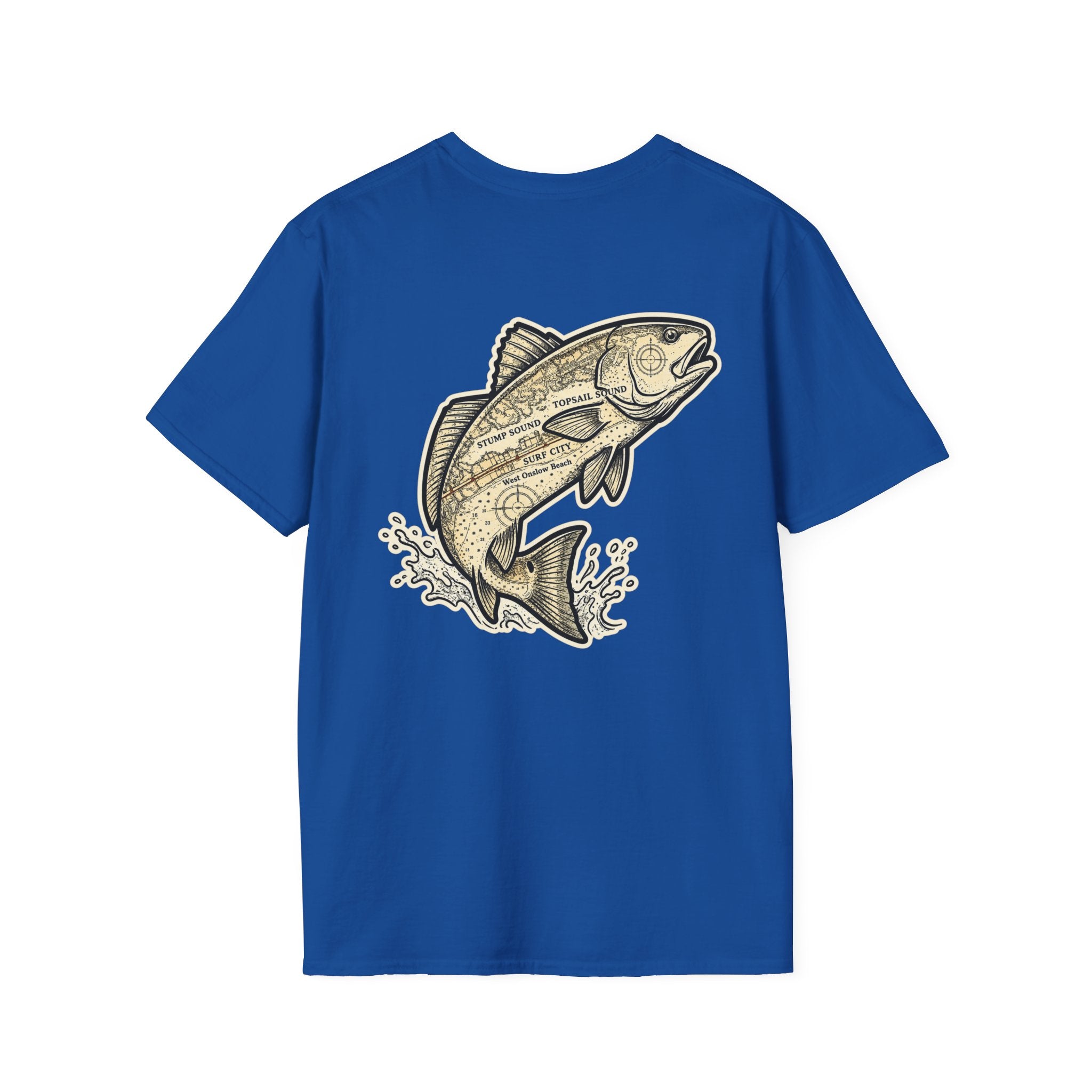 Topsail Sound Navigation Red Drum Premium T-Shirt
