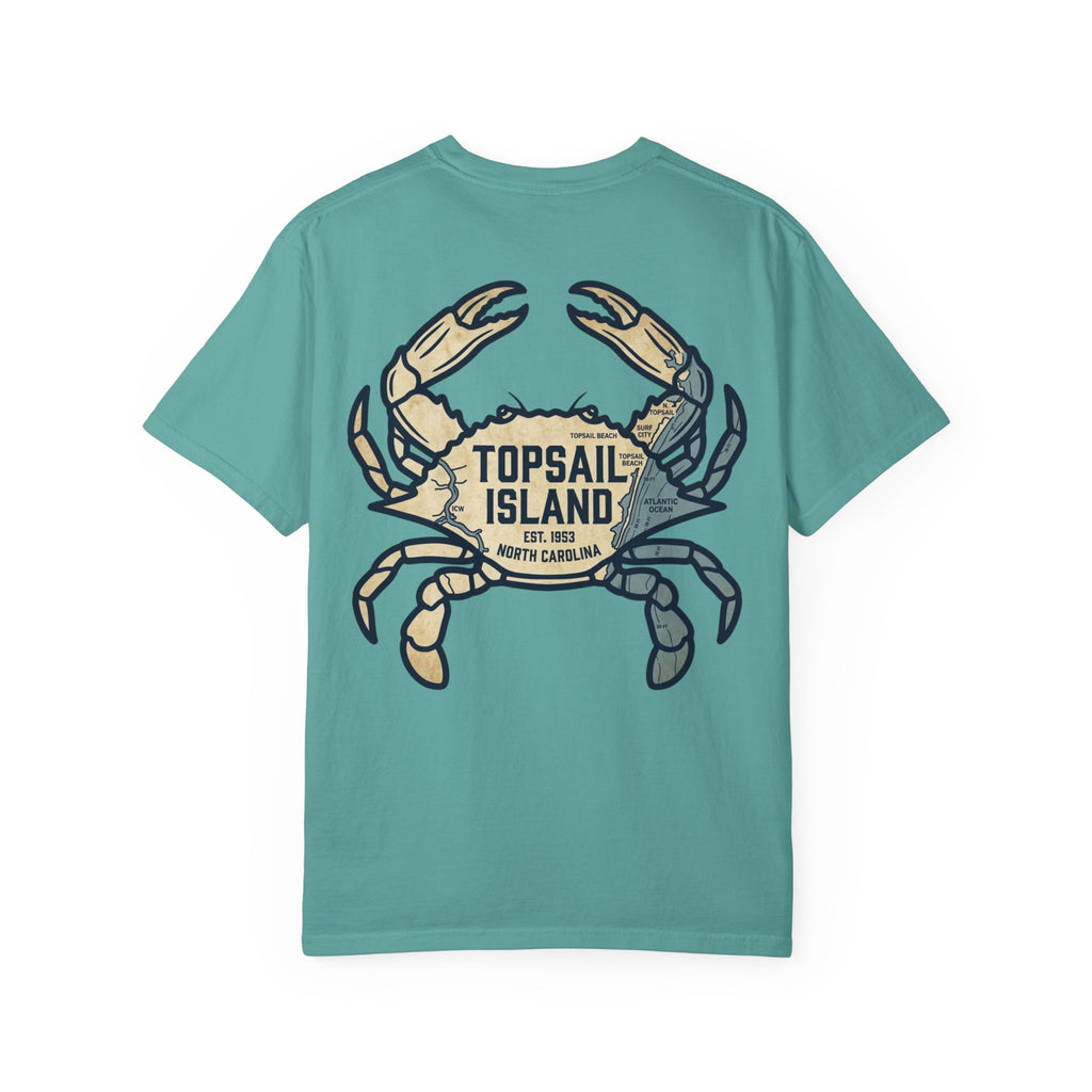 Salt & Sound Topsail Island Crab Shirt – Coastal North Carolina Tee
