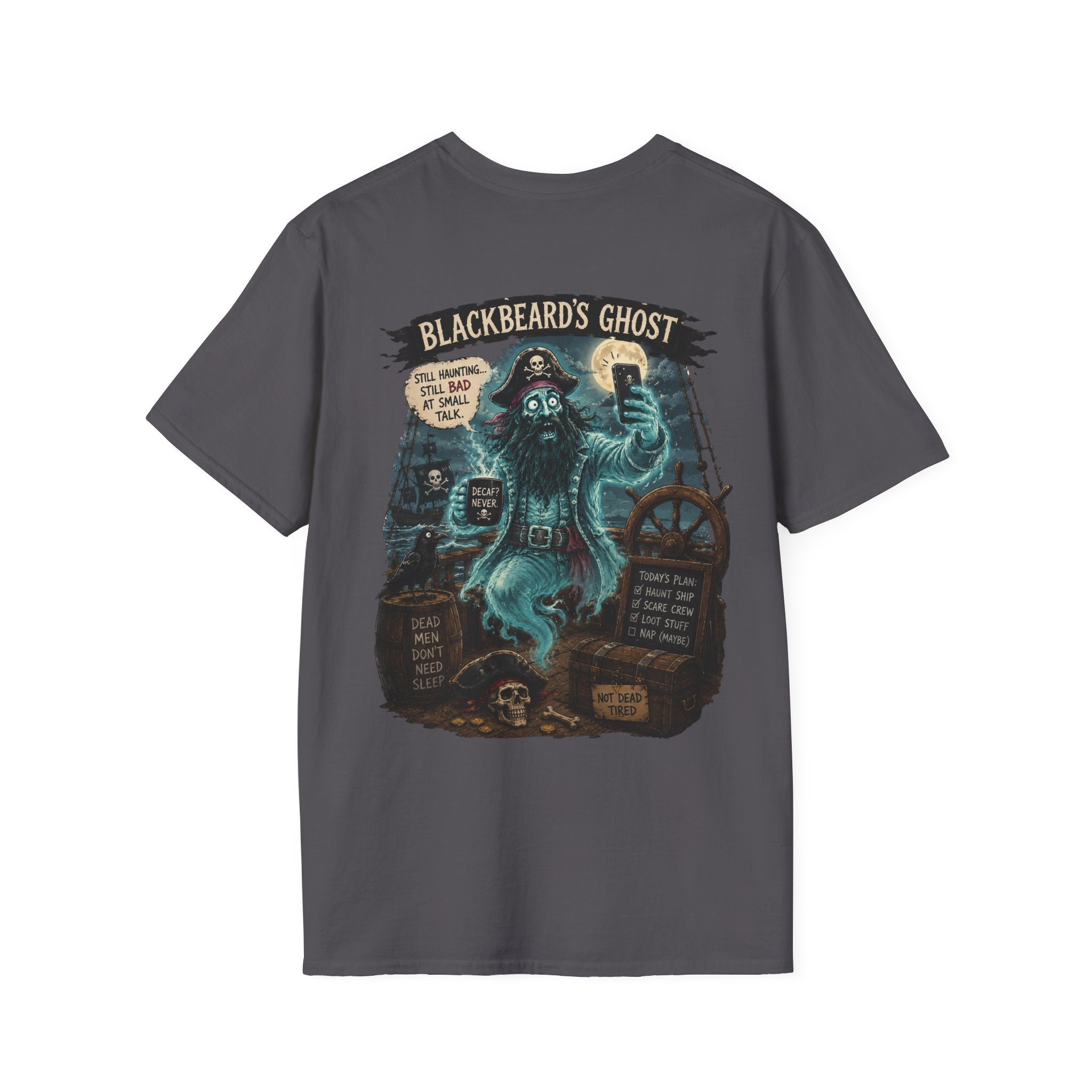 Blackbeard's Ghost Vintage Nautical Graphic T-Shirt