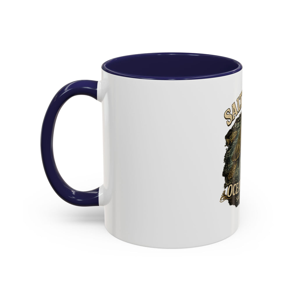 Salty Soul Ocean Bound Turtle Accent Coffee Mug – 11/15oz