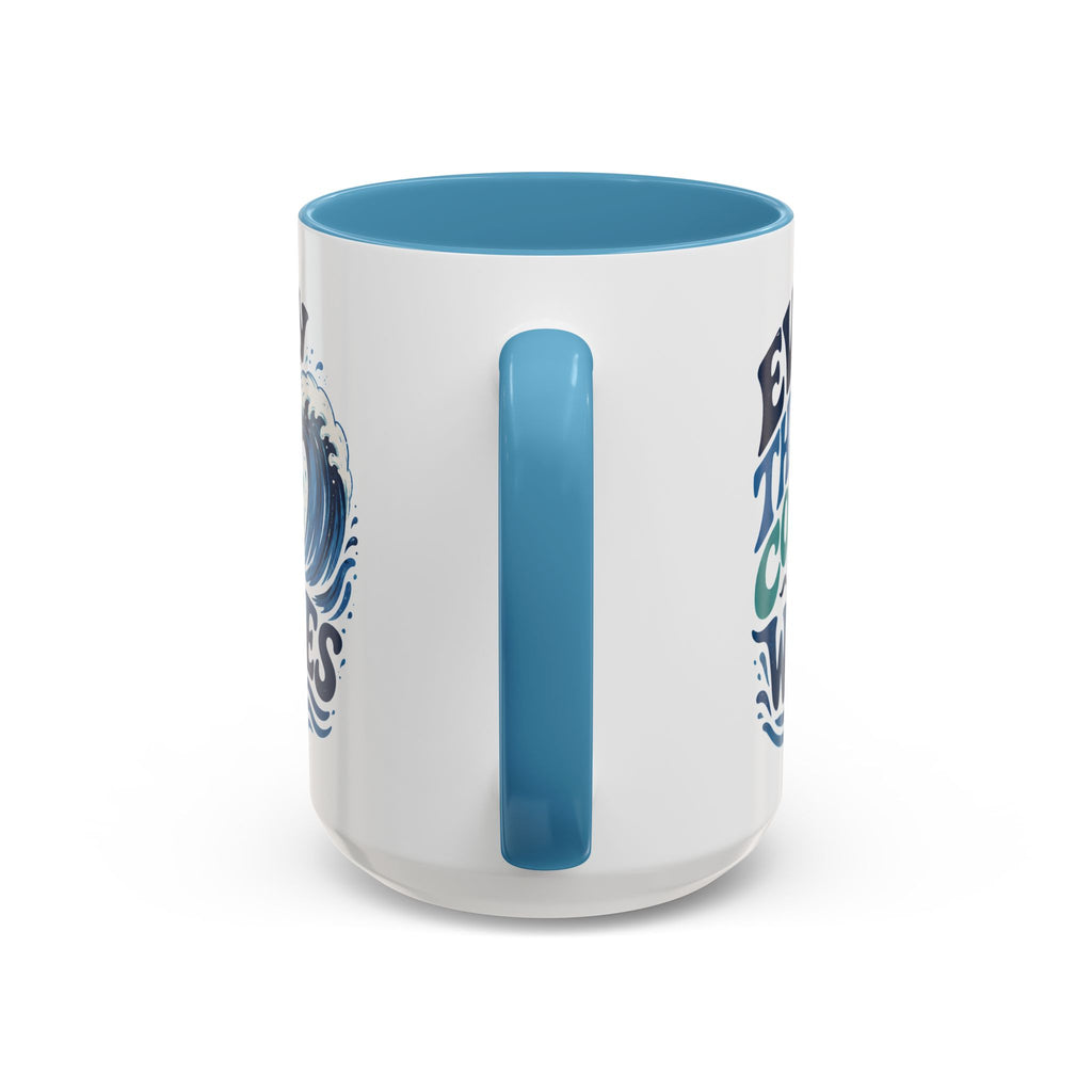 Everything Comes in Waves Coastal Coffee Cup