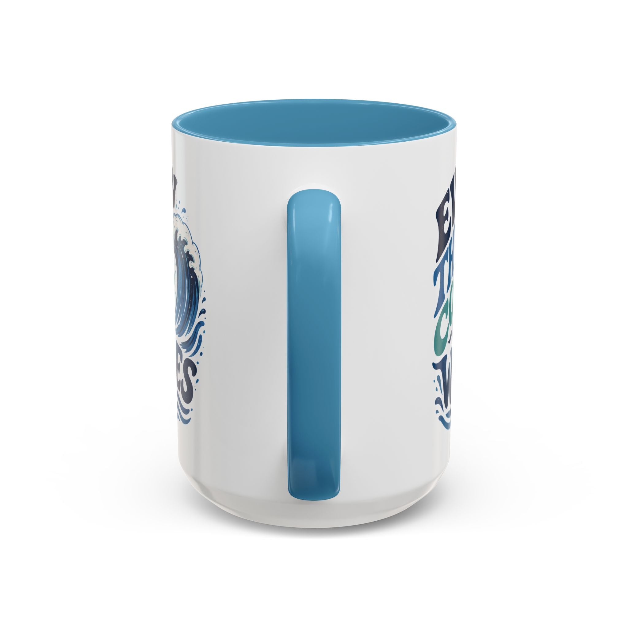 Everything Comes in Waves Coastal Coffee Cup