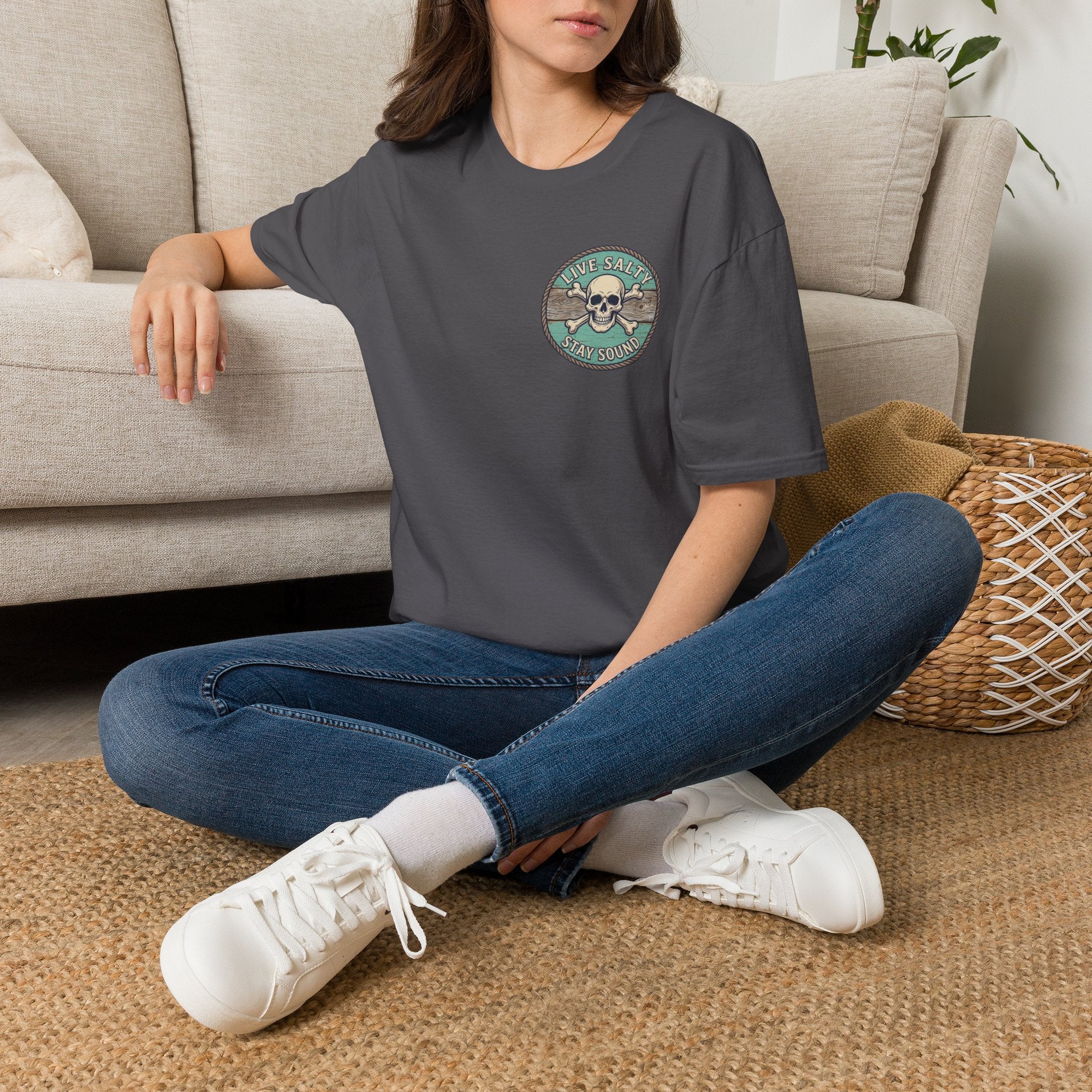 Topsail Sound Navigation Red Drum Premium T-Shirt