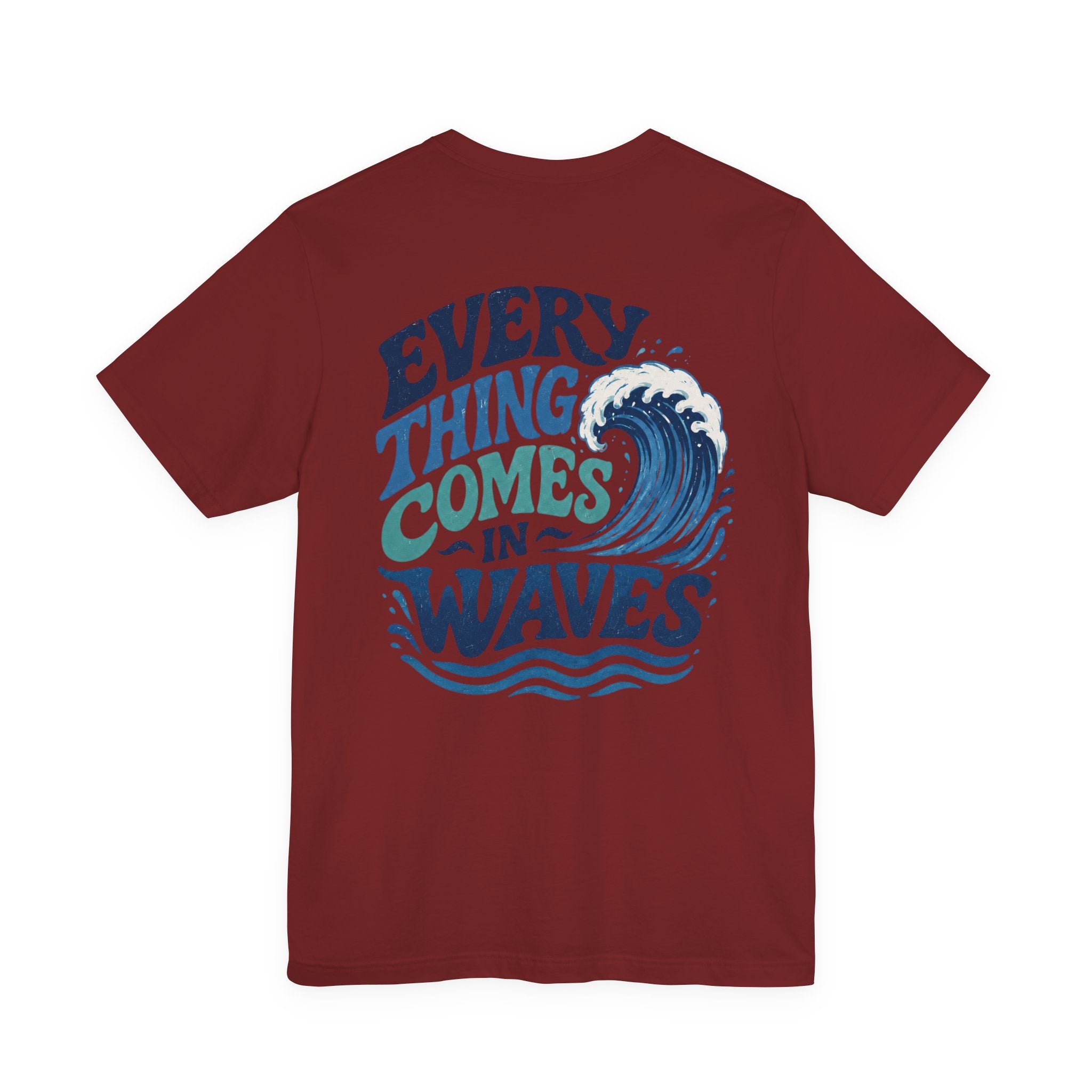 Everything Comes in Waves Coastal Graphic Tee