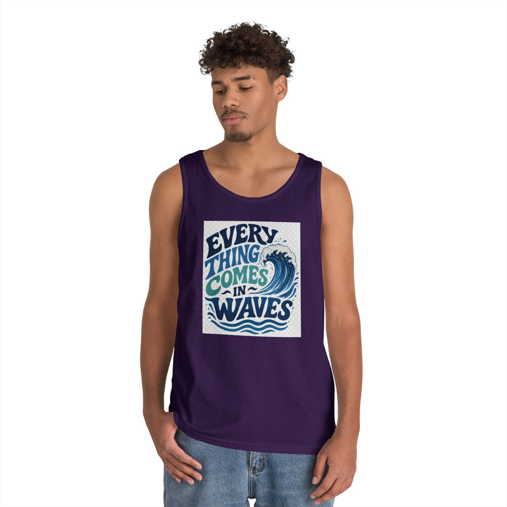Everything Comes in Waves Coastal Graphic tee shirt