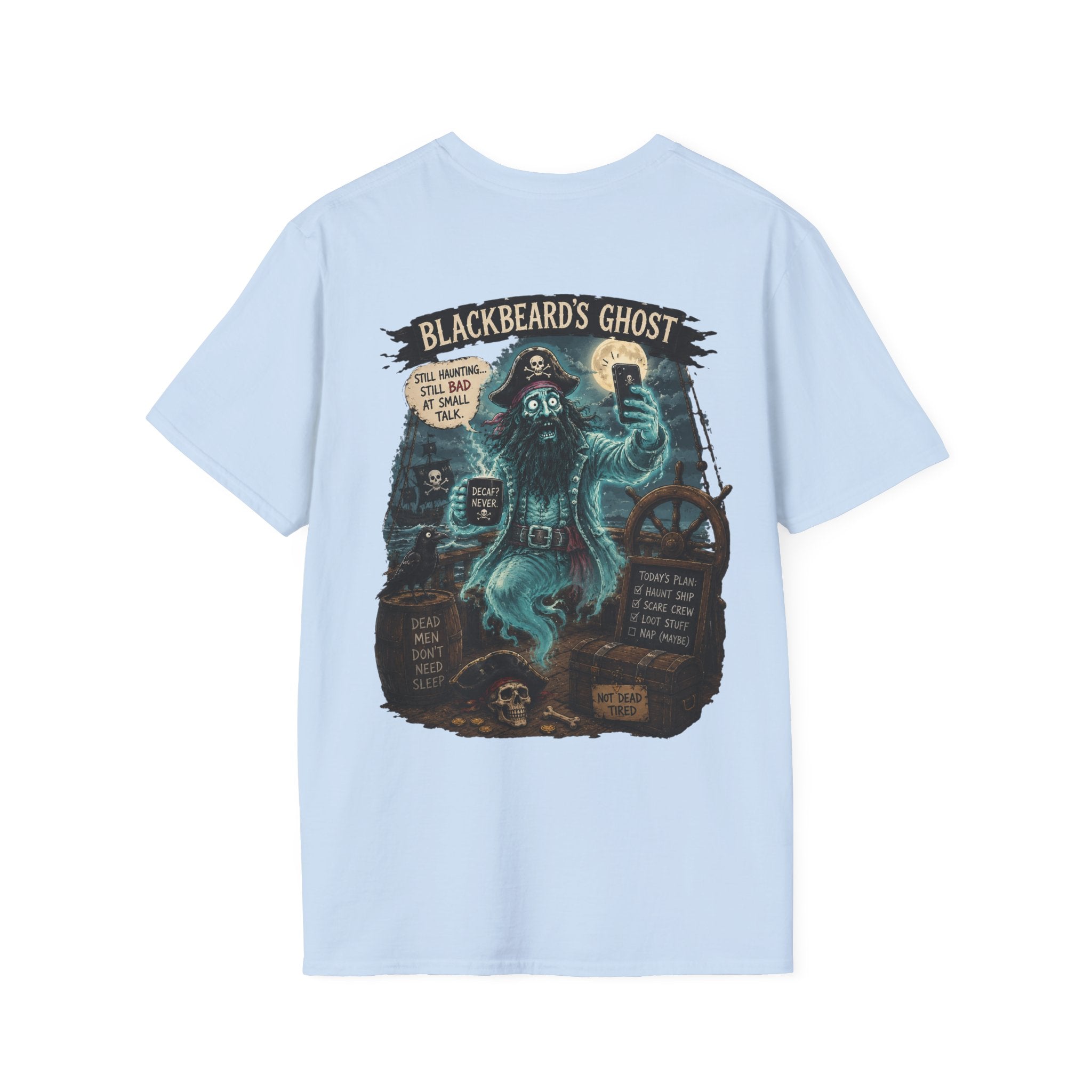 Blackbeard's Ghost Vintage Nautical Graphic T-Shirt