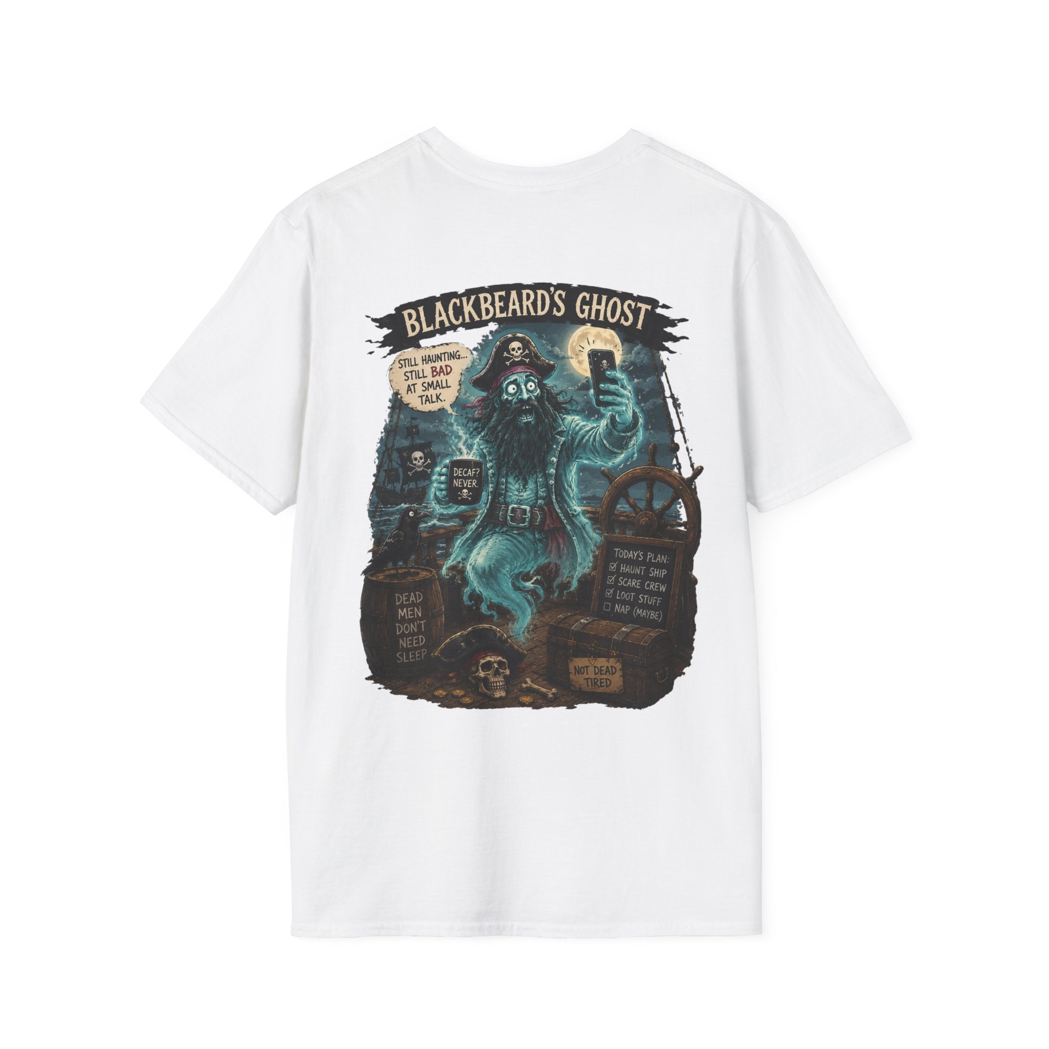 Blackbeard's Ghost Vintage Nautical Graphic T-Shirt