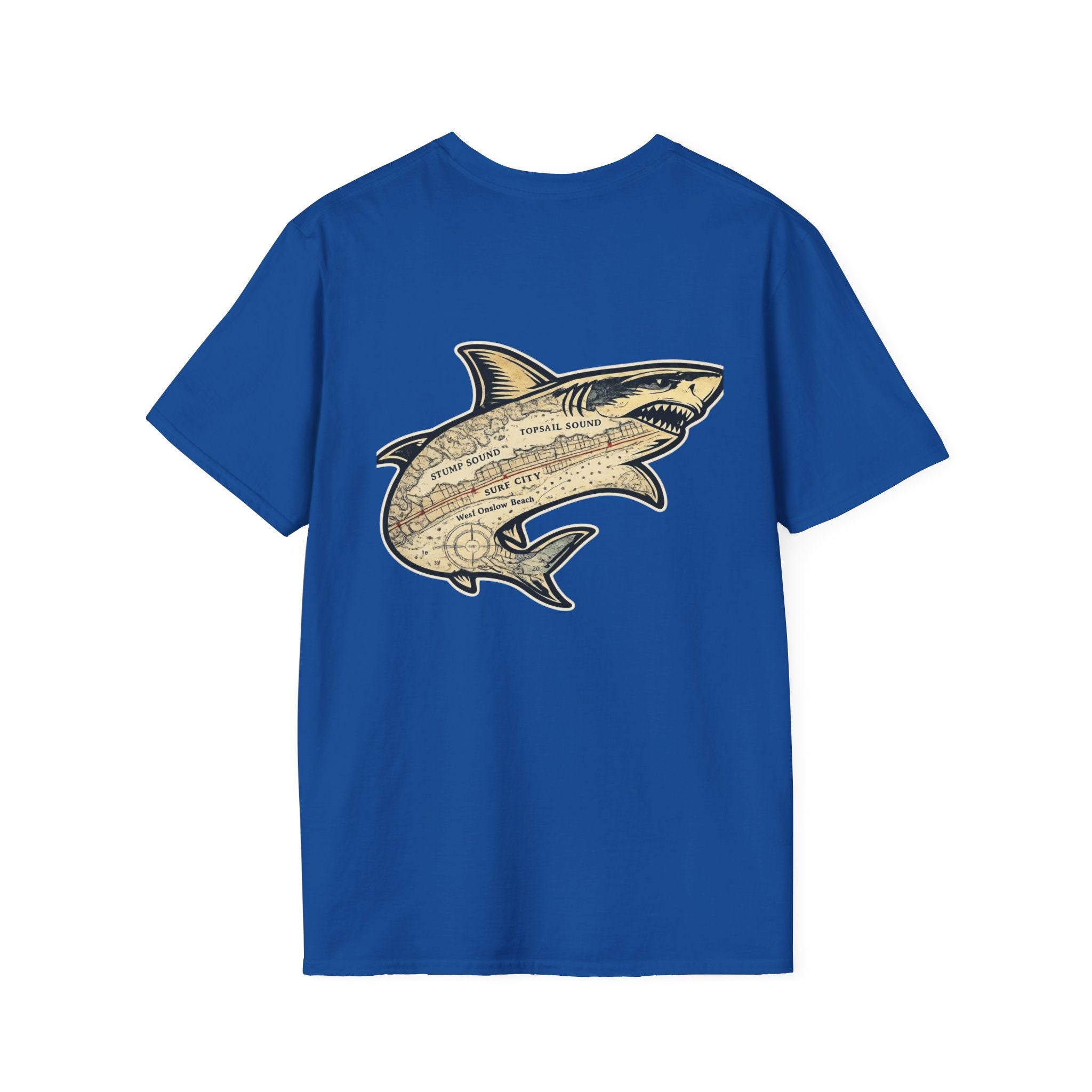 Topsail Sound Bull Shark Navigation T-Shirt