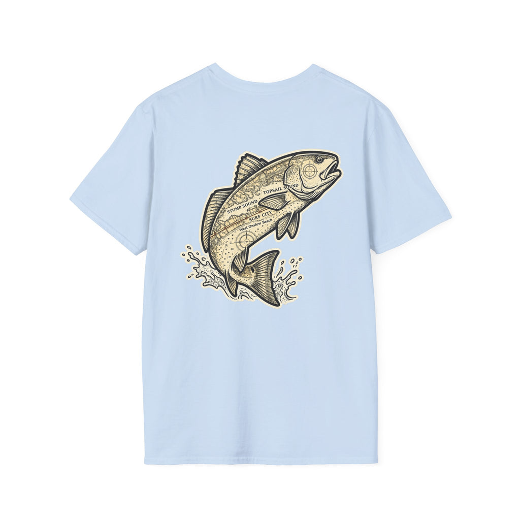 Topsail Sound Navigation Red Drum Premium T-Shirt