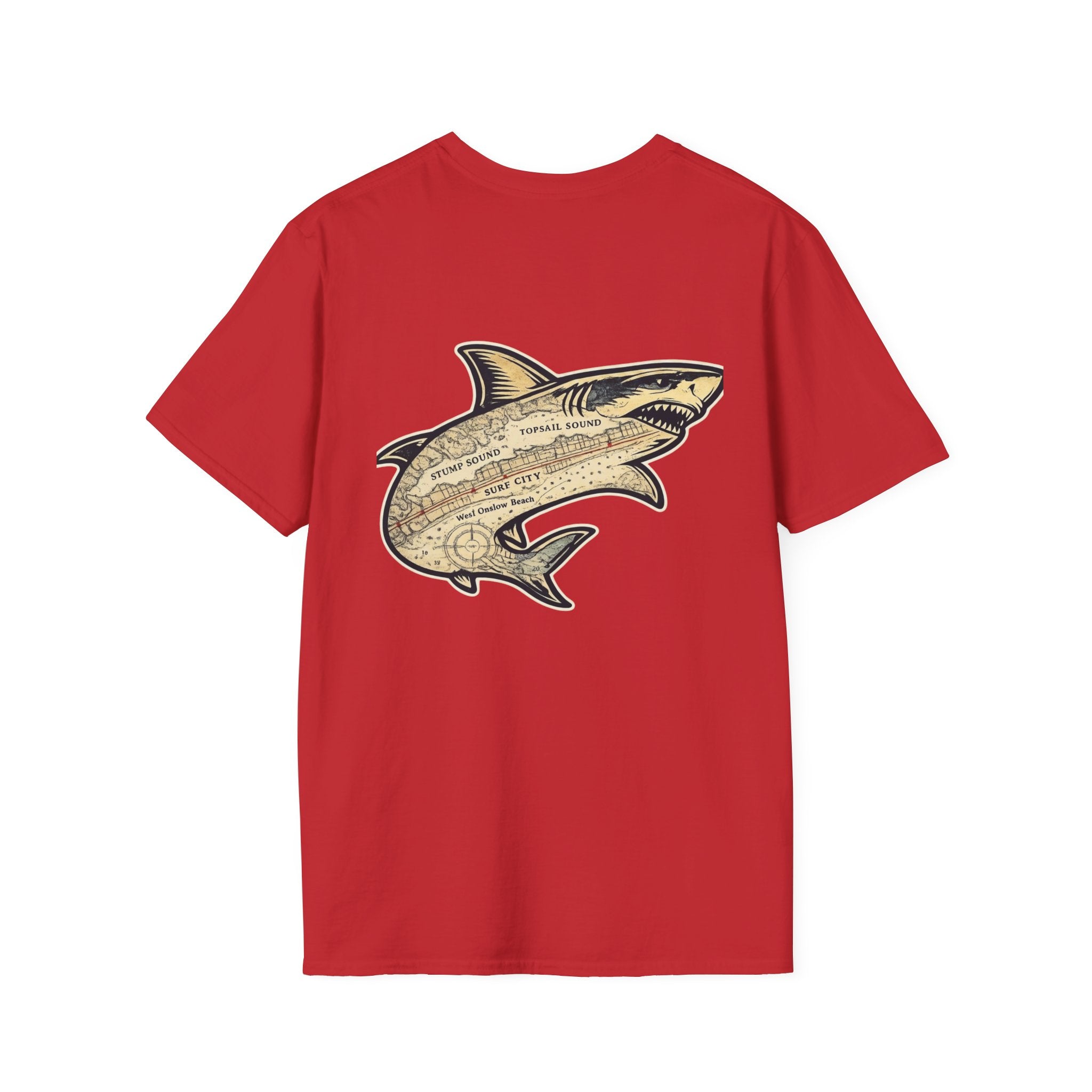 Topsail Sound Bull Shark Navigation T-Shirt