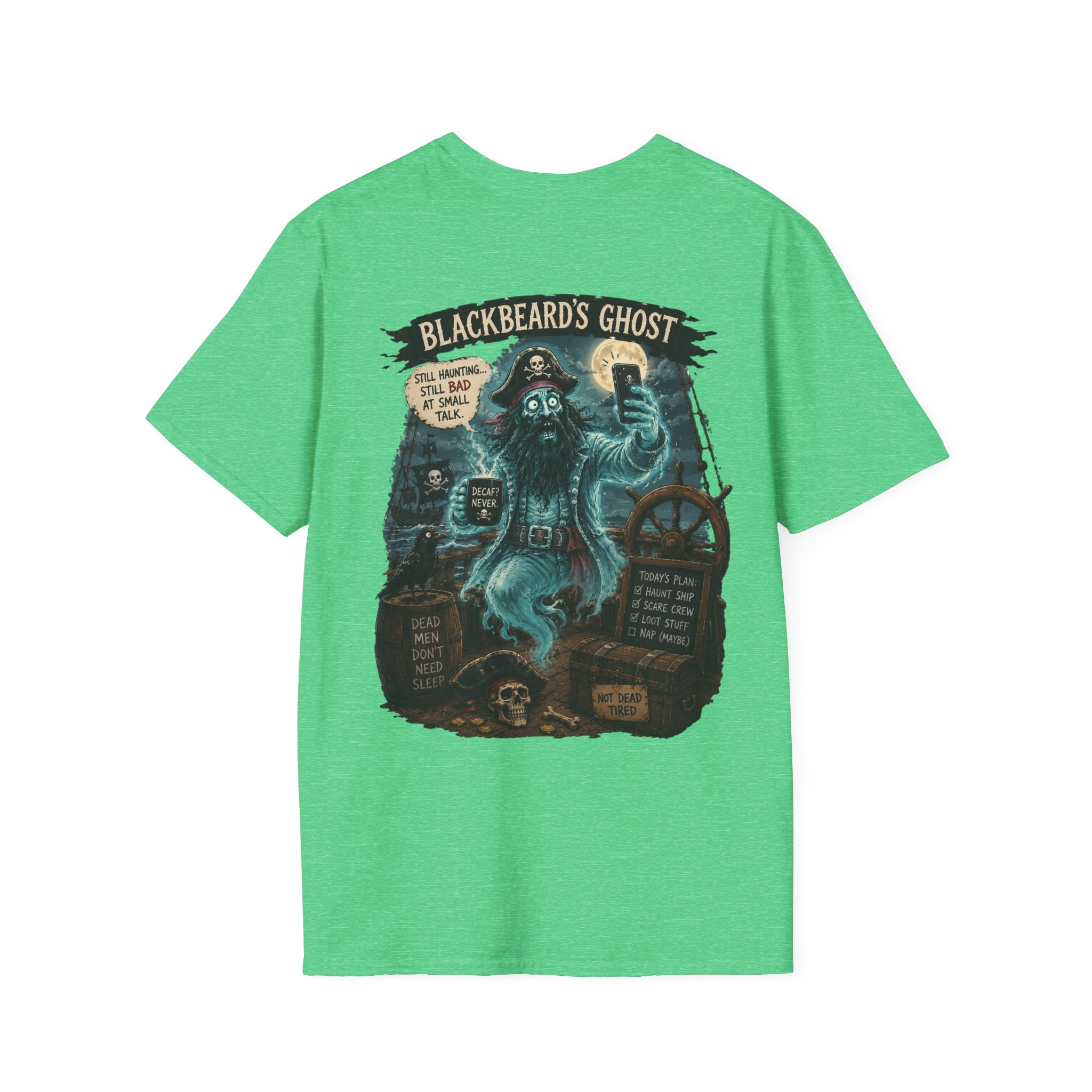 Blackbeard's Ghost Vintage Nautical Graphic T-Shirt