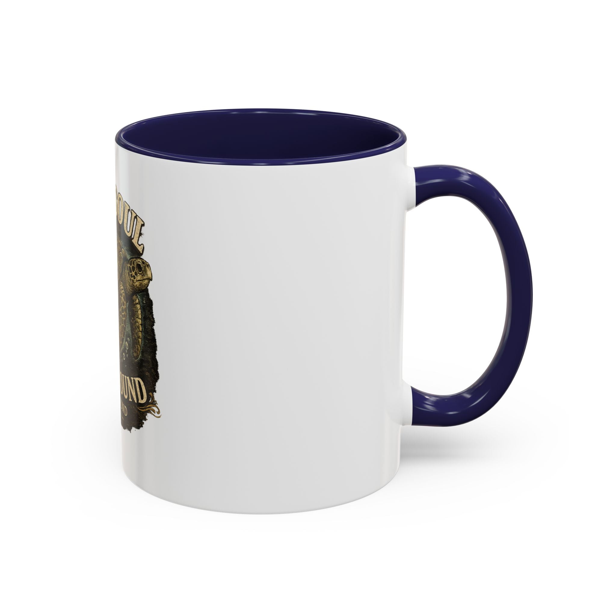 Salty Soul Ocean Bound Turtle Accent Coffee Mug – 11/15oz