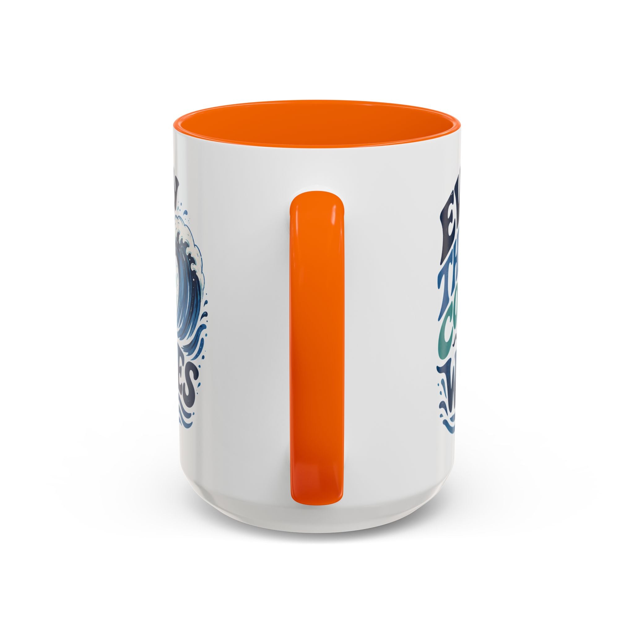 Everything Comes in Waves Coastal Coffee Cup