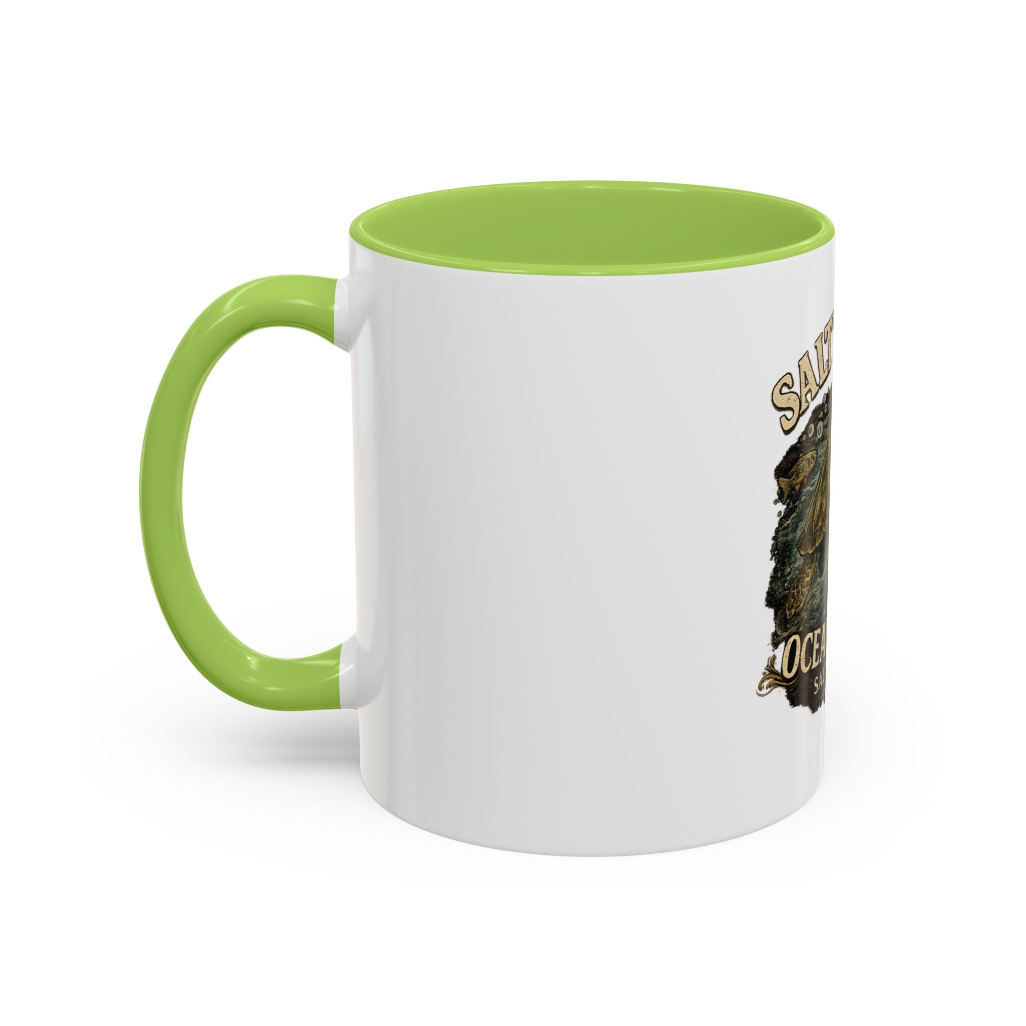 Salty Soul Ocean Bound Turtle Accent Coffee Mug – 11/15oz