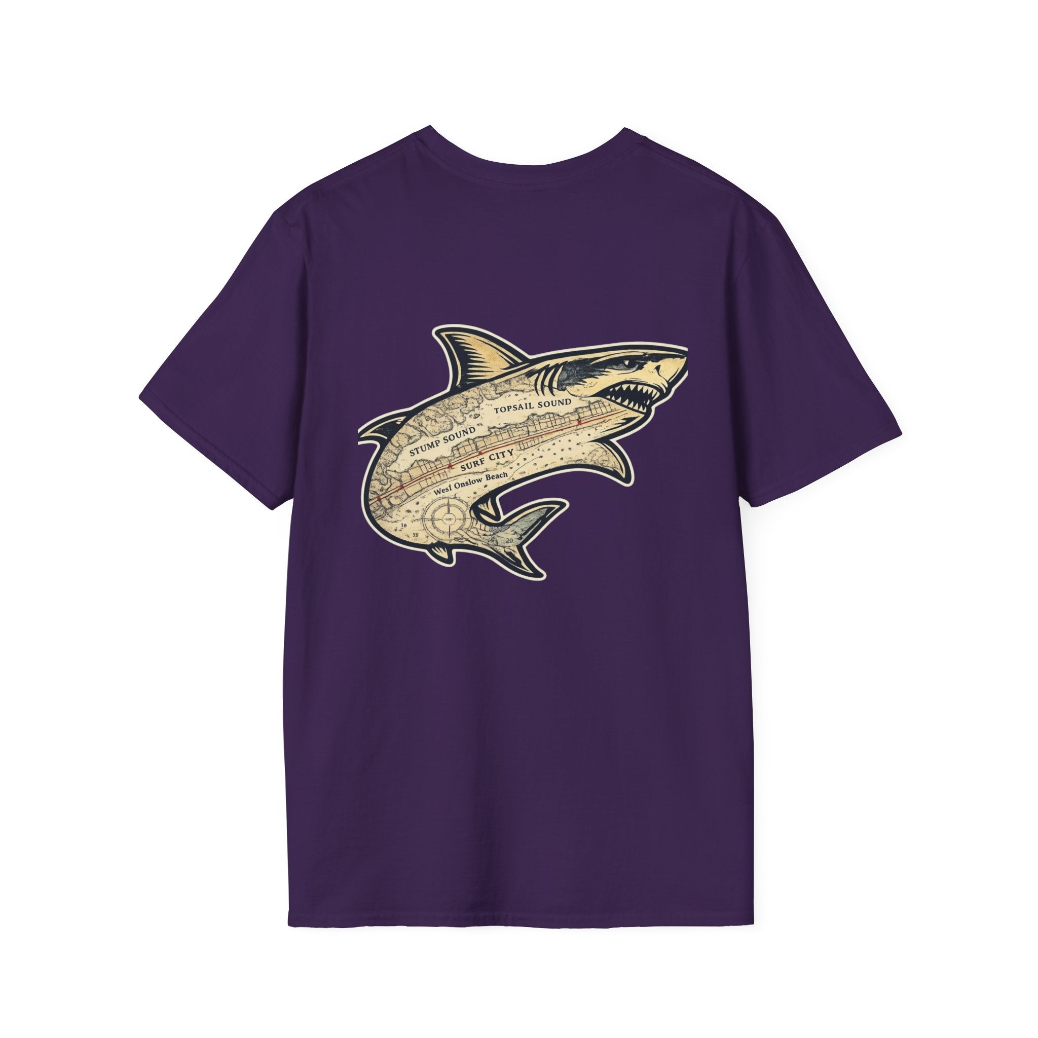 Topsail Sound Bull Shark Navigation T-Shirt