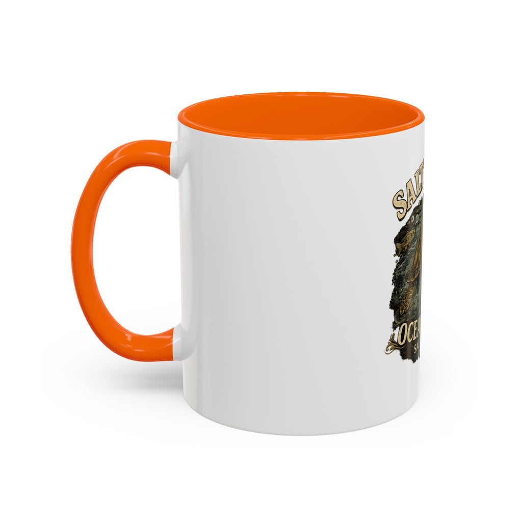 Salty Soul Ocean Bound Turtle Accent Coffee Mug – 11/15oz