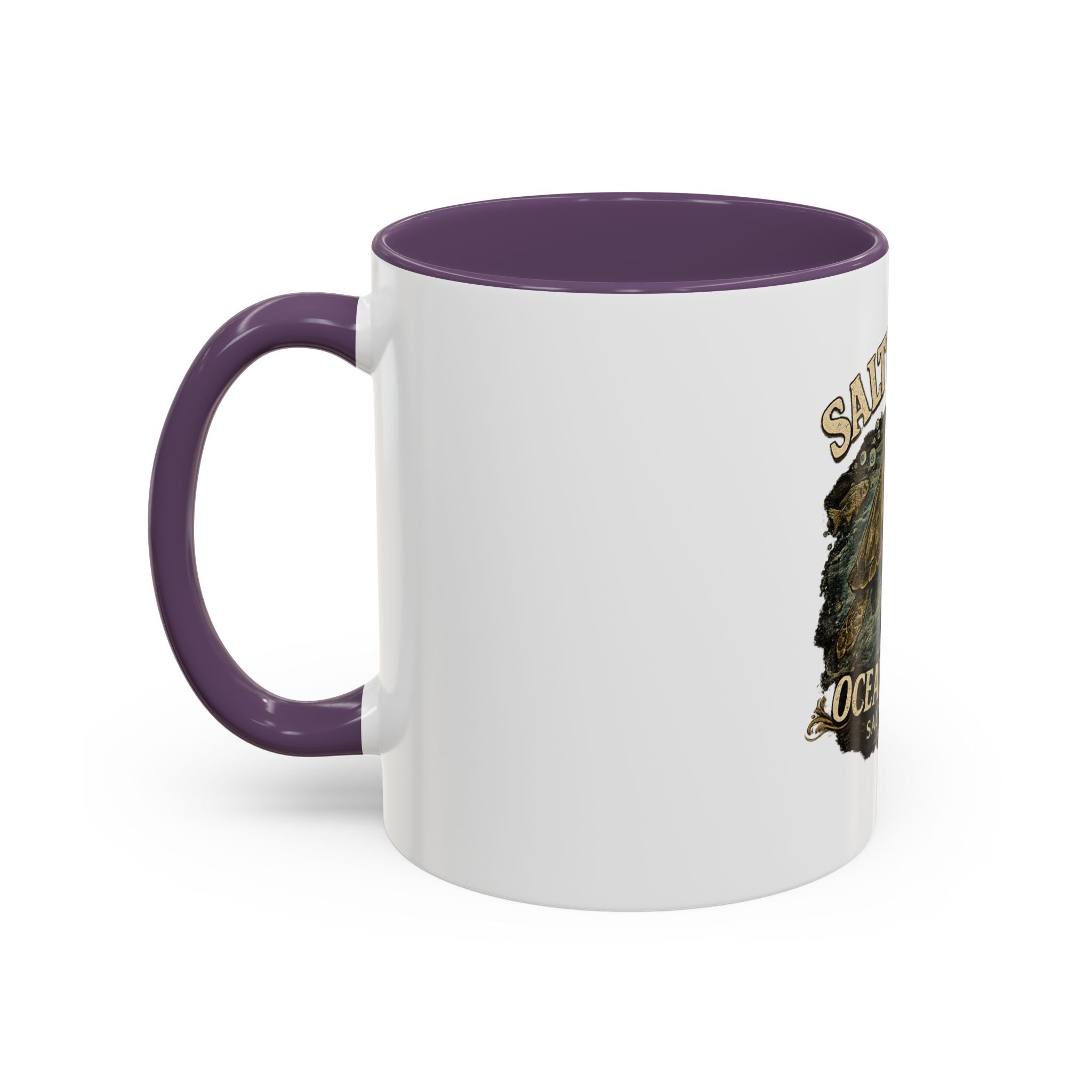 Salty Soul Ocean Bound Turtle Accent Coffee Mug – 11/15oz