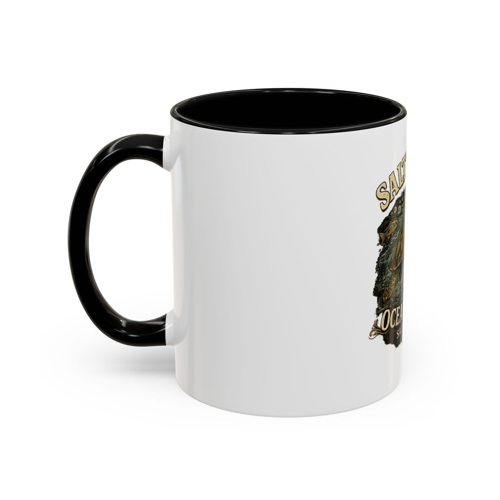 Salty Soul Ocean Bound Turtle Accent Coffee Mug – 11/15oz