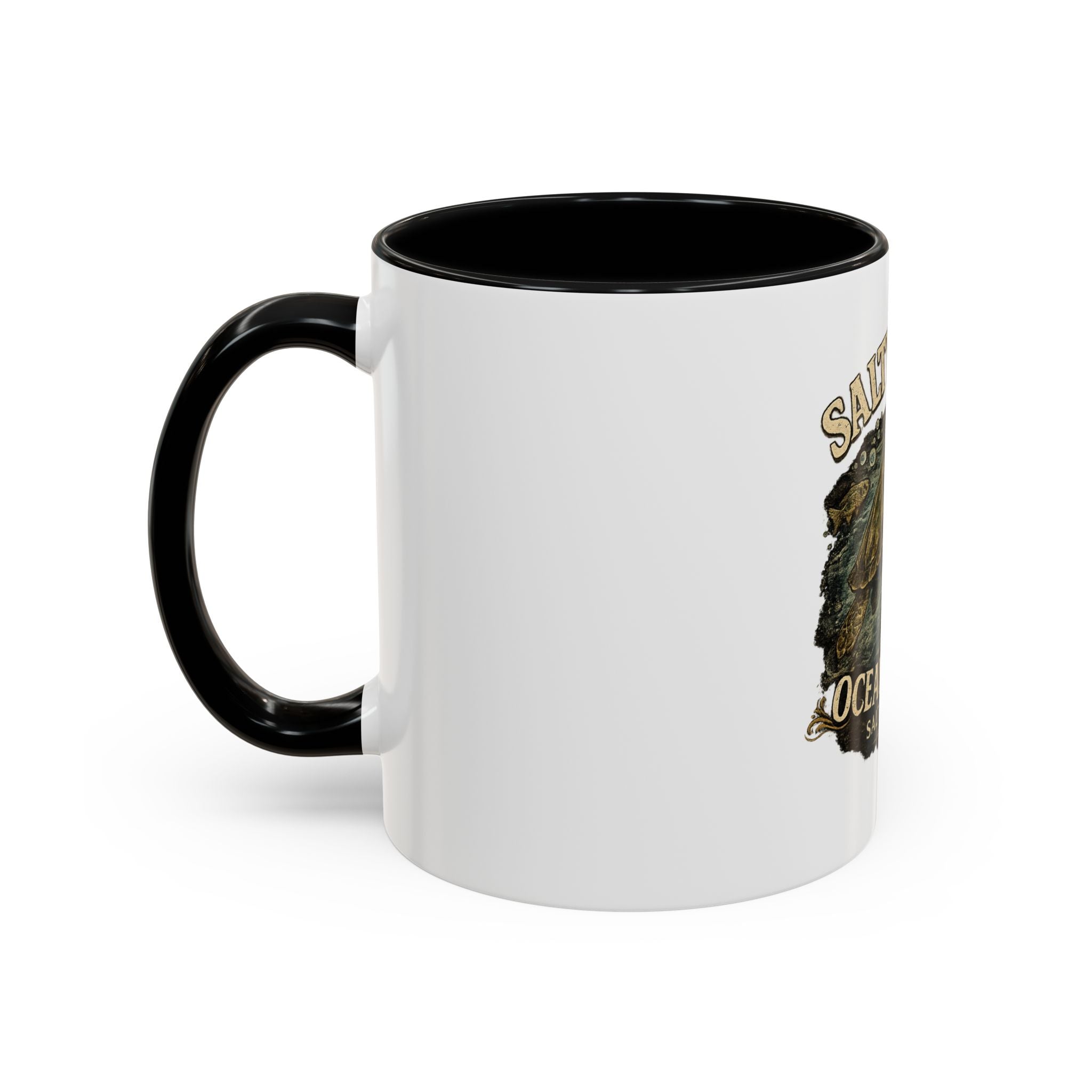Salty Soul Ocean Bound Turtle Accent Coffee Mug – 11/15oz