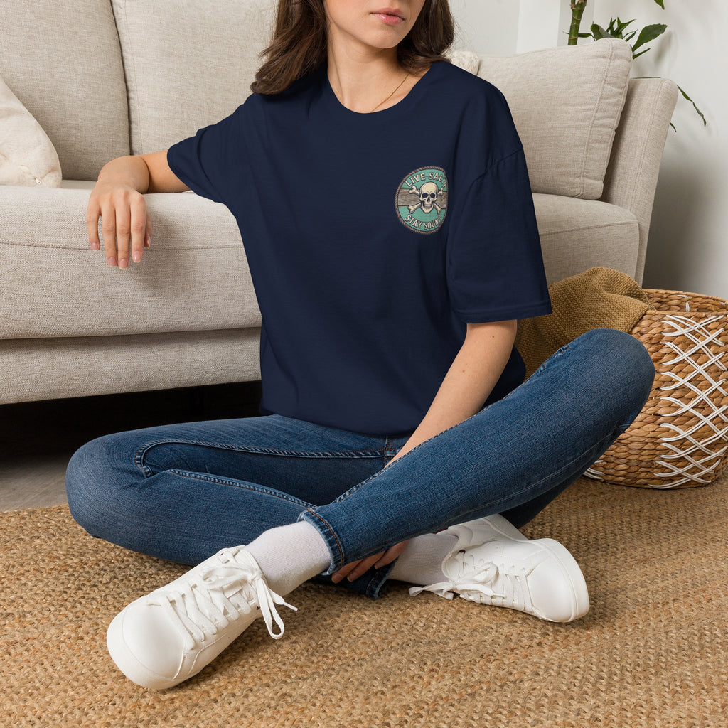 The Kraken of Topsail Vintage Nautical Chart T-Shirt