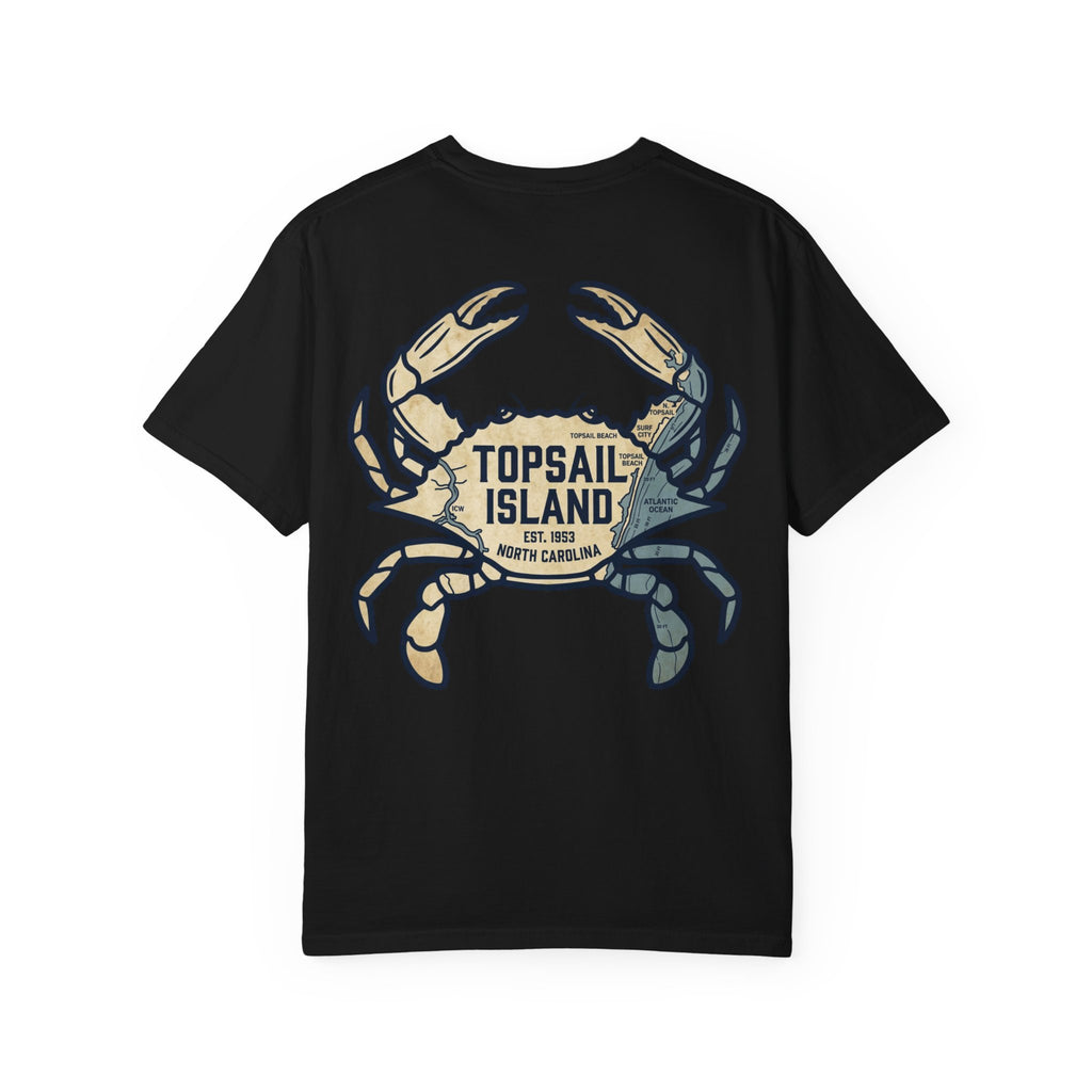 Salt & Sound Topsail Island Crab Shirt – Coastal North Carolina Tee