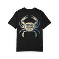 Topsail Island Crab Graphic T-Shirt — Coastal Anchor Chest Logo