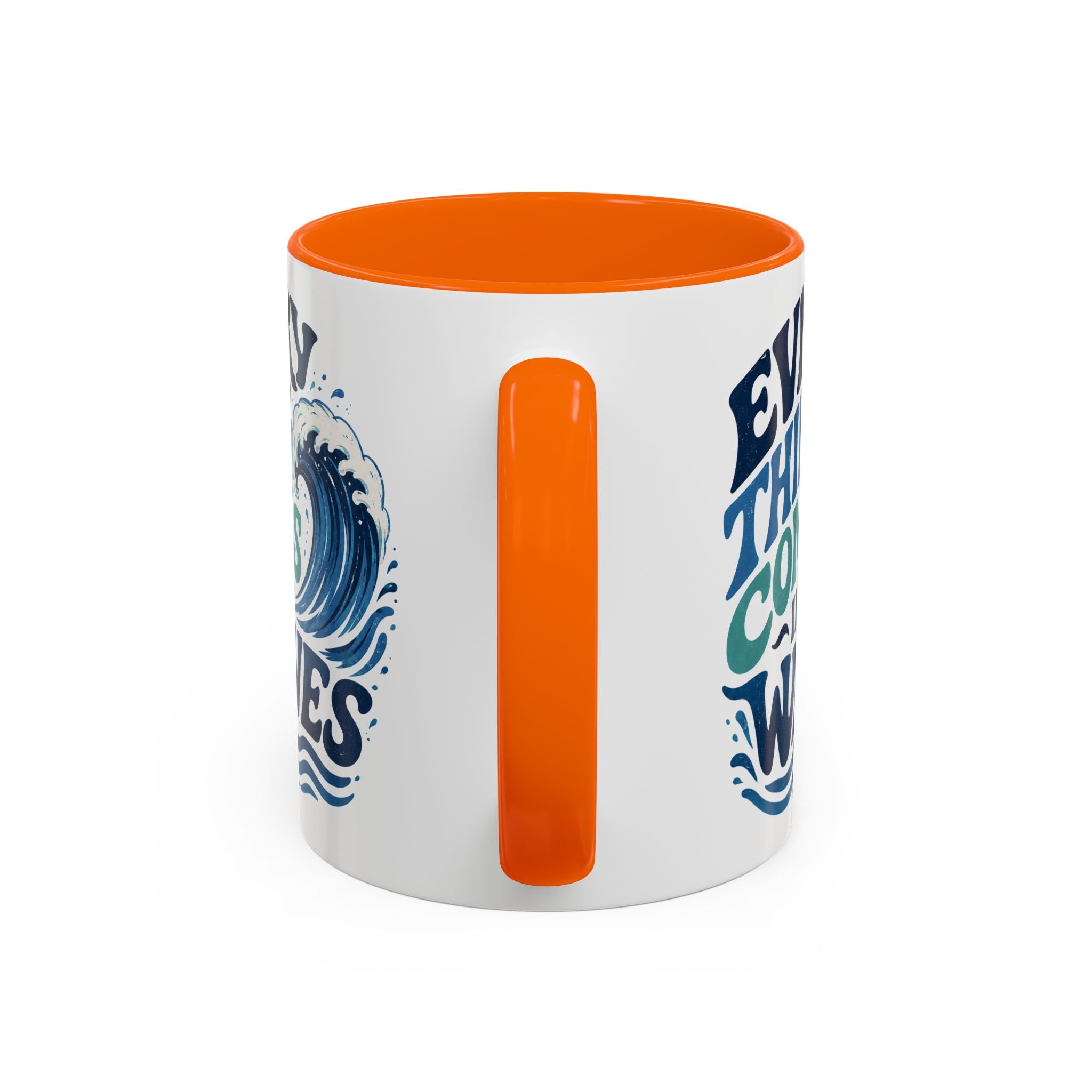 Everything Comes in Waves Coastal Coffee Cup