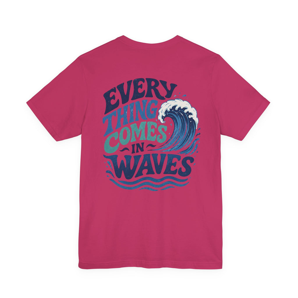 Everything Comes in Waves Coastal Graphic Tee