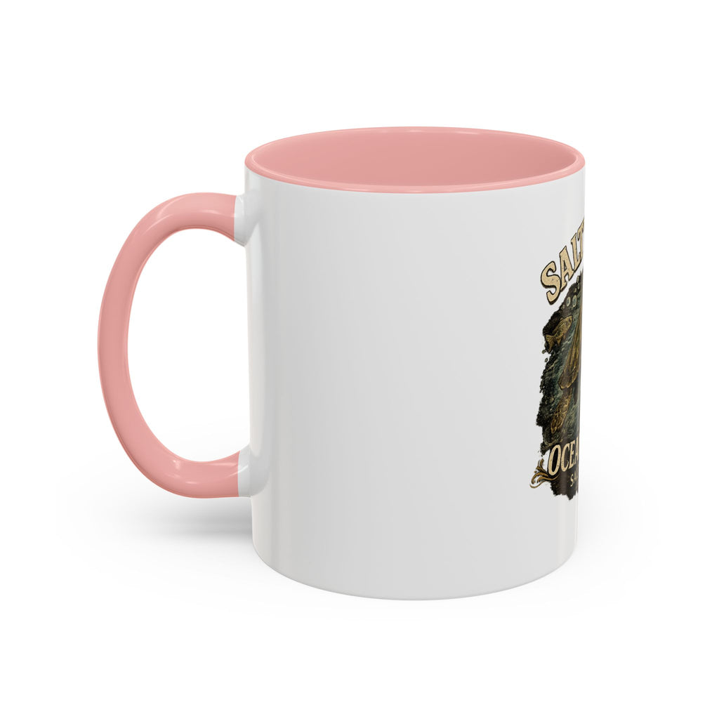 Salty Soul Ocean Bound Turtle Accent Coffee Mug – 11/15oz