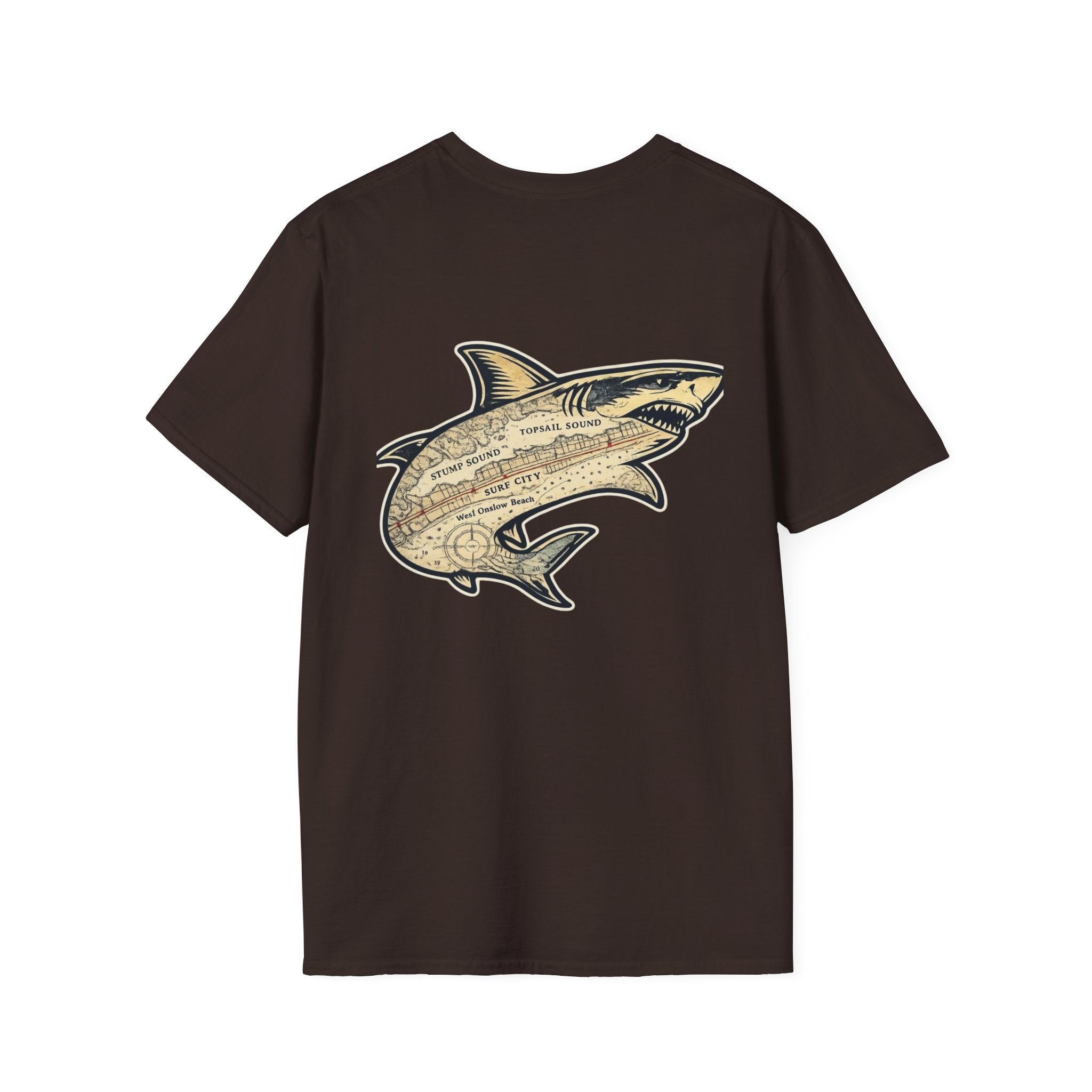 Topsail Sound Bull Shark Navigation T-Shirt