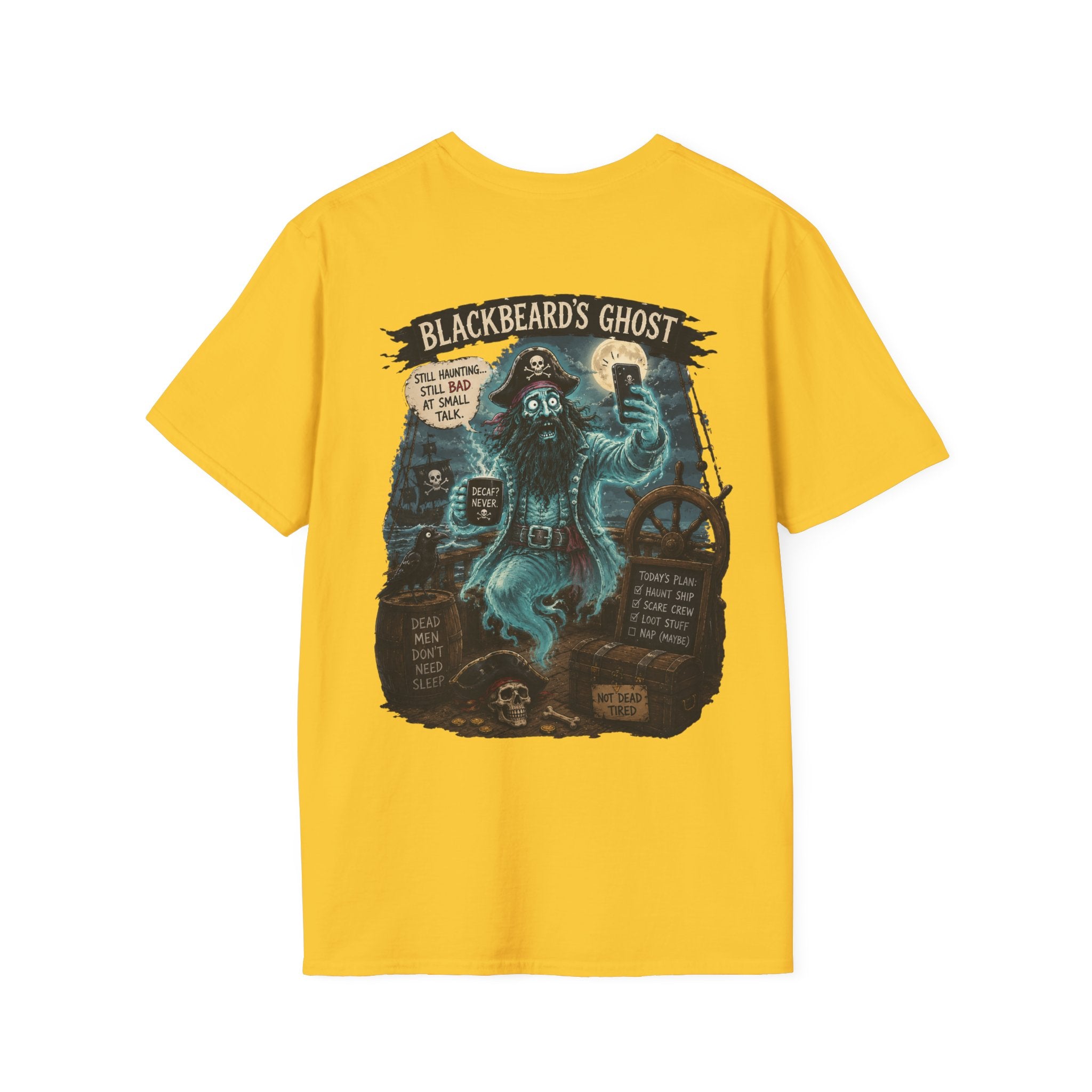 Blackbeard's Ghost Vintage Nautical Graphic T-Shirt