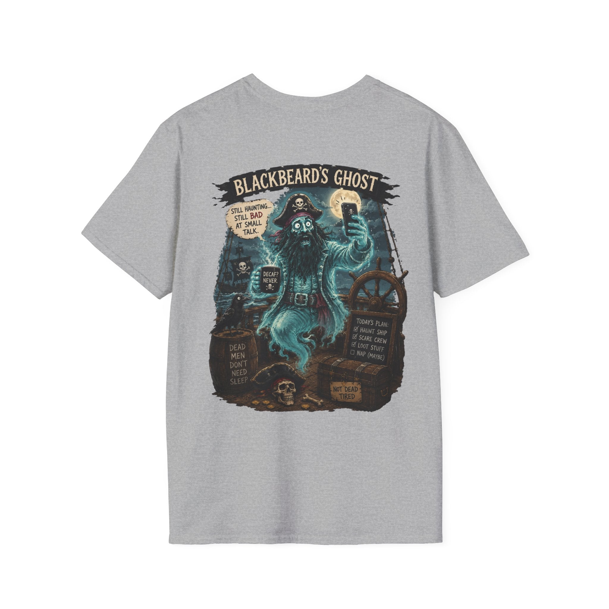 Blackbeard's Ghost Vintage Nautical Graphic T-Shirt