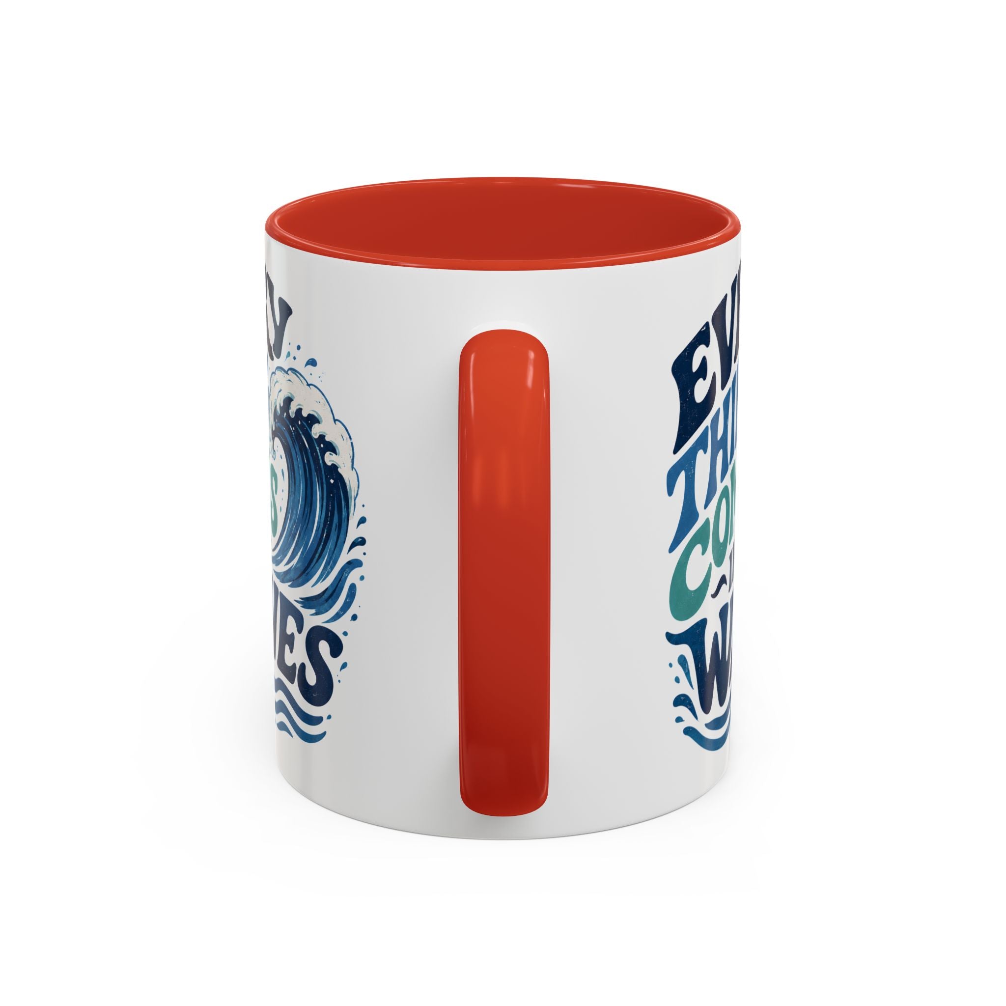 Everything Comes in Waves Coastal Coffee Cup