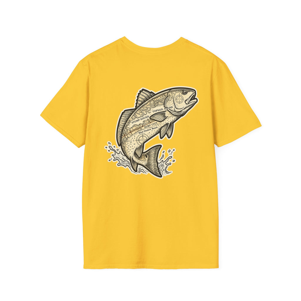Topsail Sound Navigation Red Drum Premium T-Shirt