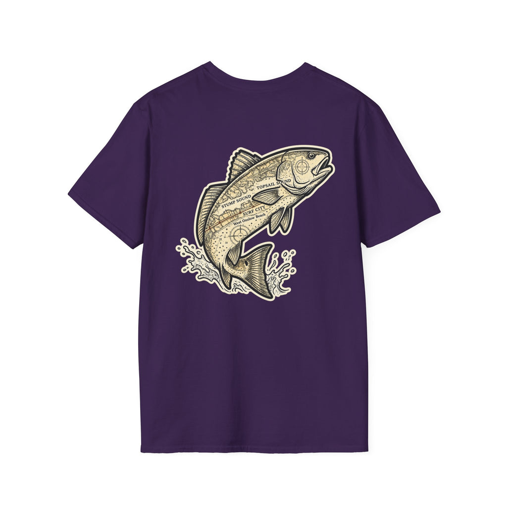 Topsail Sound Navigation Red Drum Premium T-Shirt