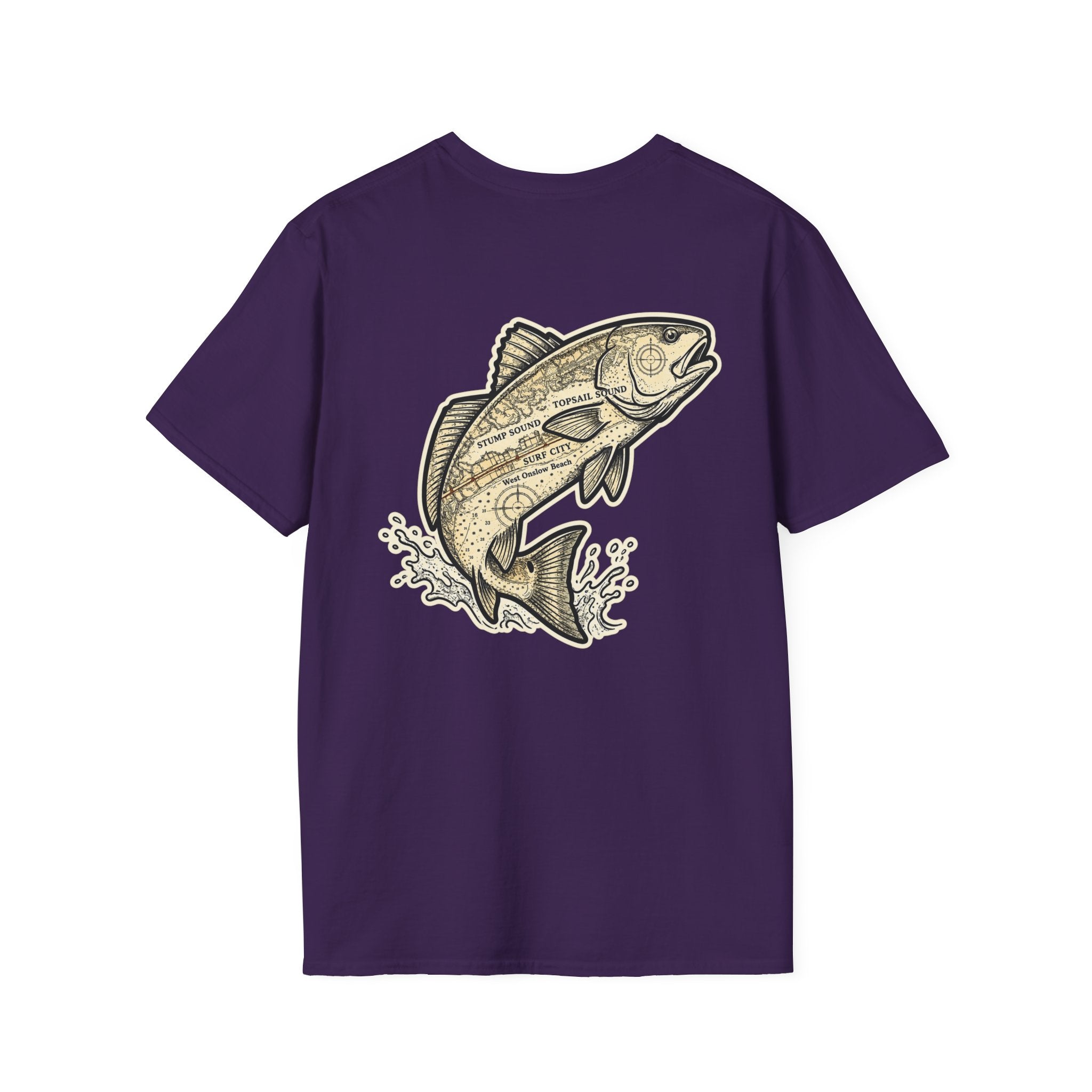 Topsail Sound Navigation Red Drum Premium T-Shirt