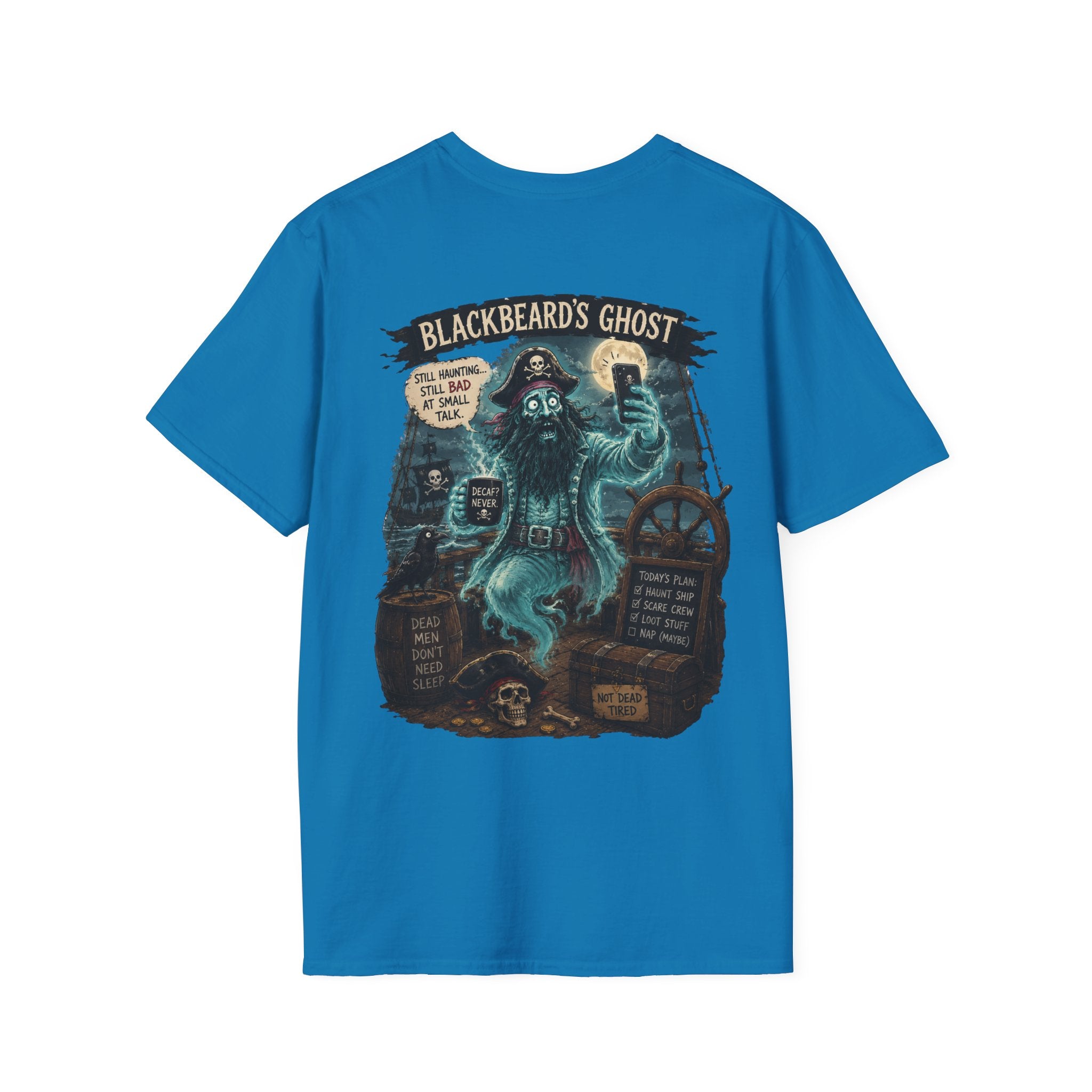 Blackbeard's Ghost Vintage Nautical Graphic T-Shirt