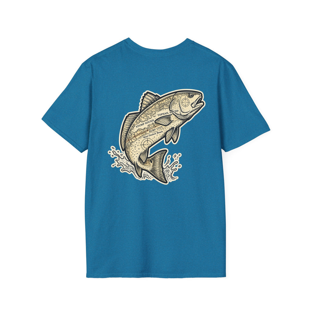 Topsail Sound Navigation Red Drum Premium T-Shirt