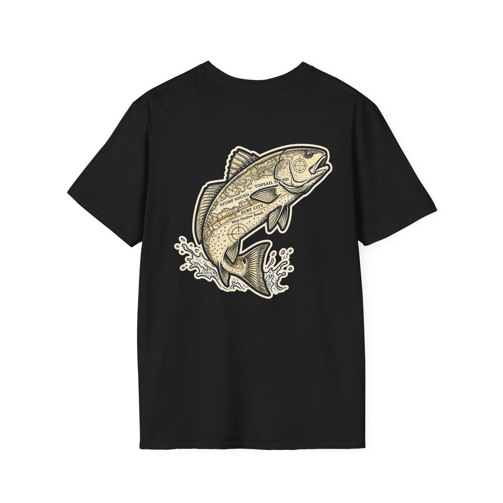 Topsail Sound Navigation Red Drum Premium T-Shirt
