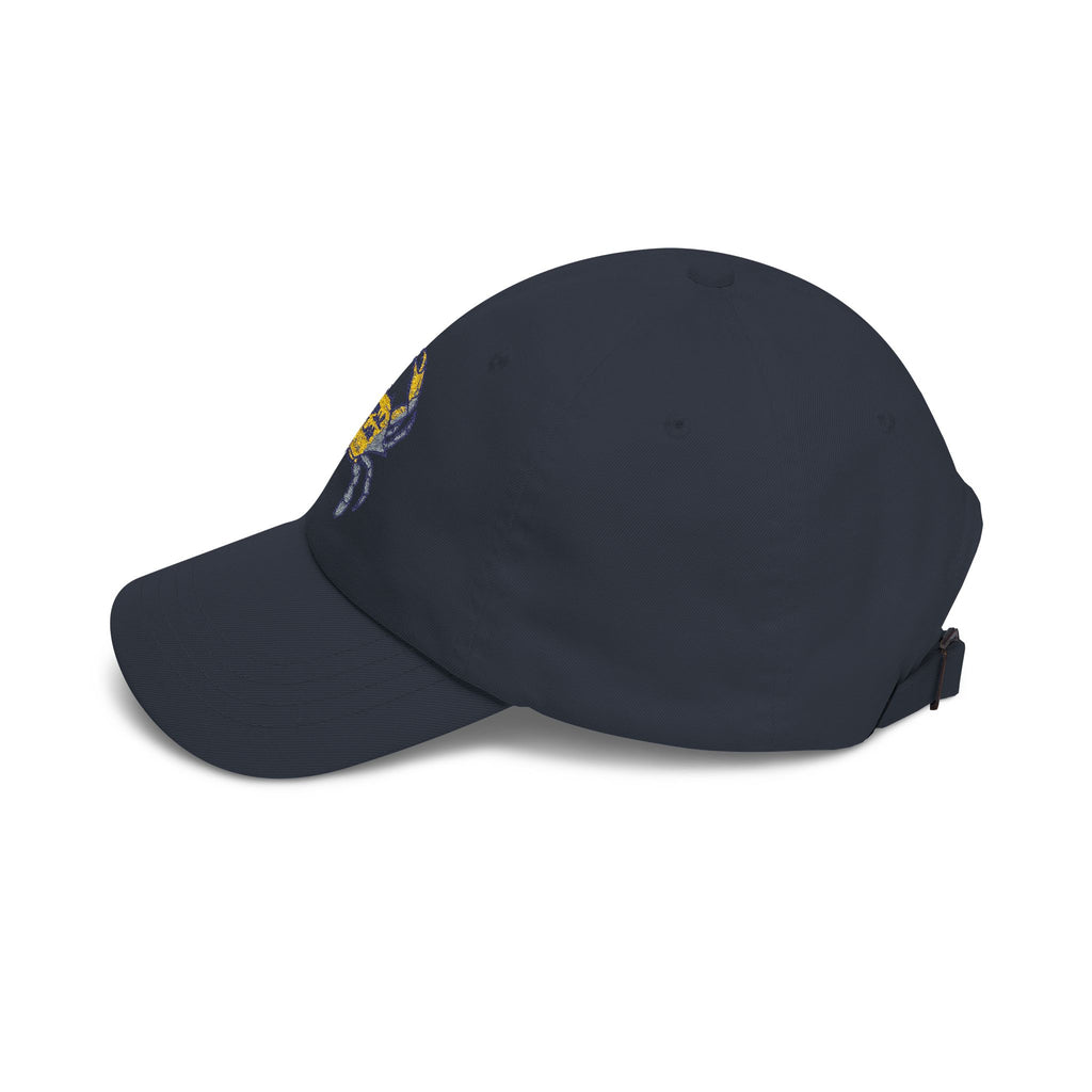 Vintage Topsail Island Crab Embroidered Dad Hat