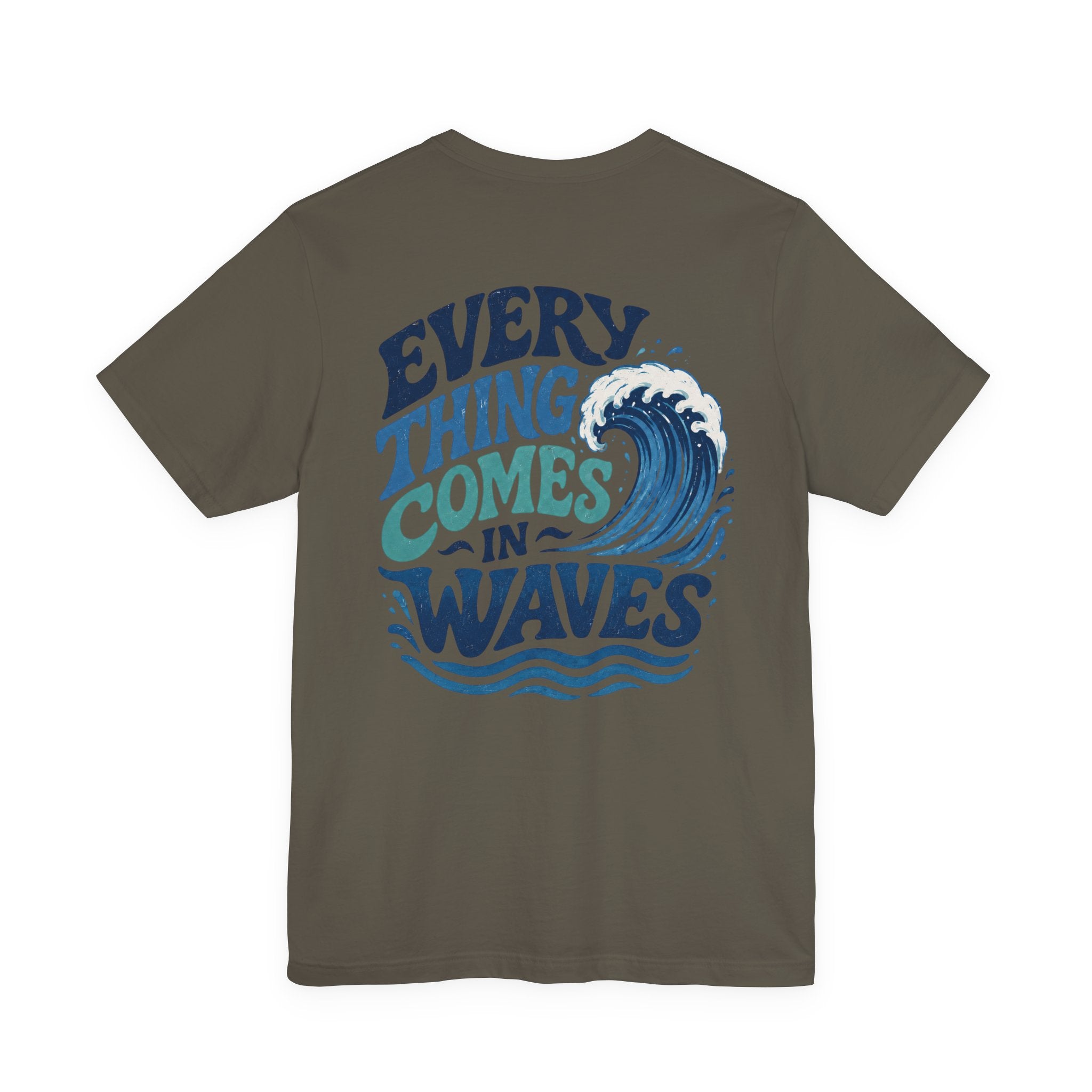 Everything Comes in Waves Coastal Graphic Tee