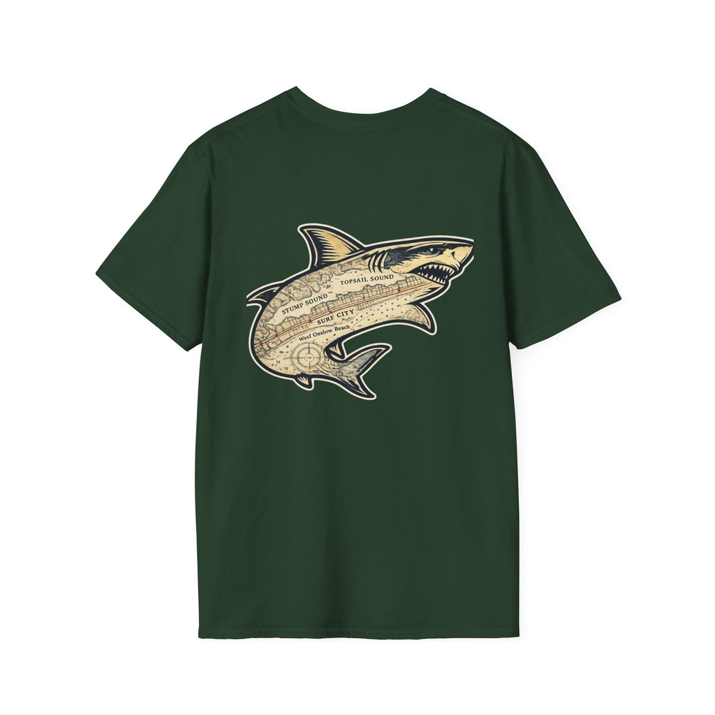 Topsail Sound Bull Shark Navigation T-Shirt